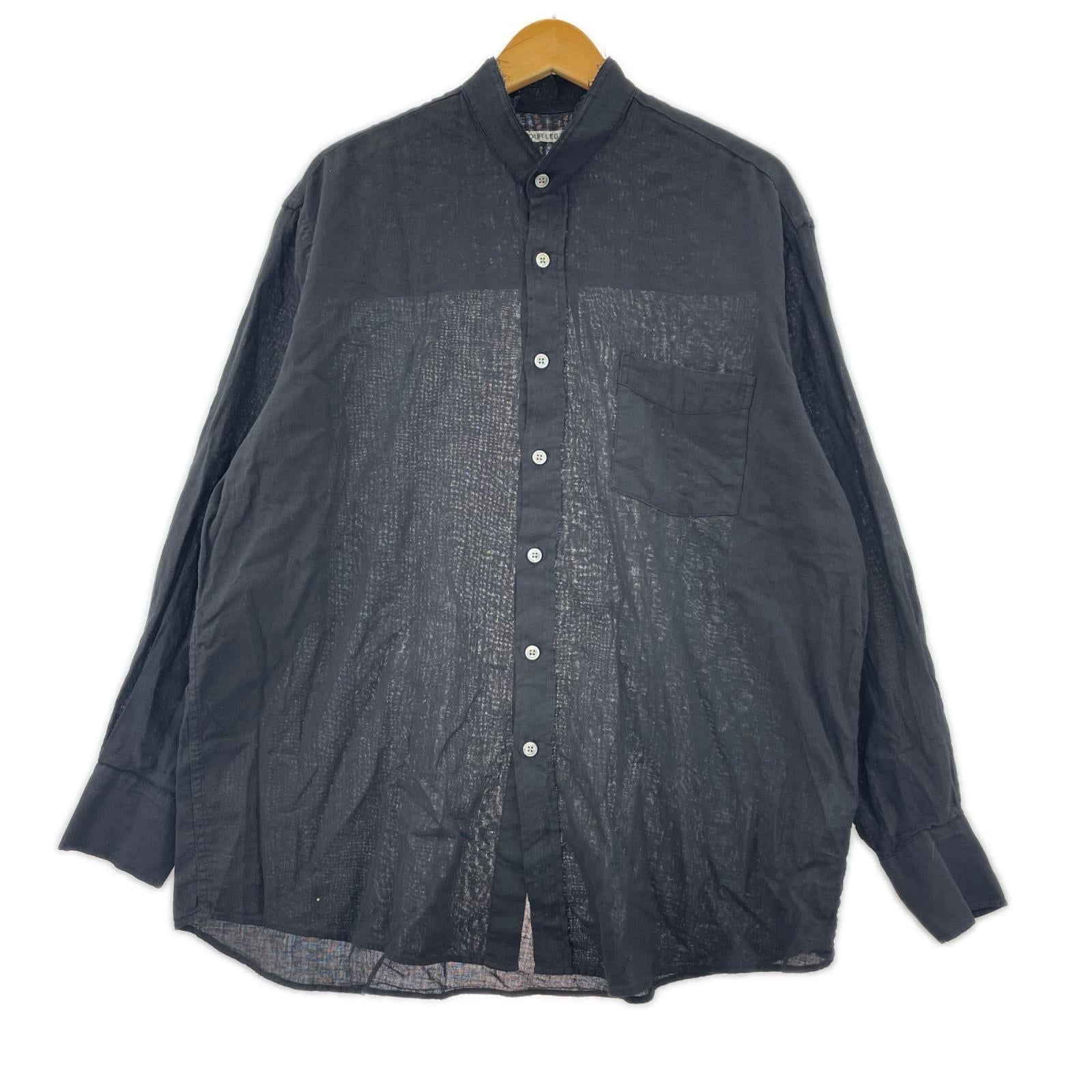 長袖シャツ LESS BORROWED SHIRT 46 ブラック