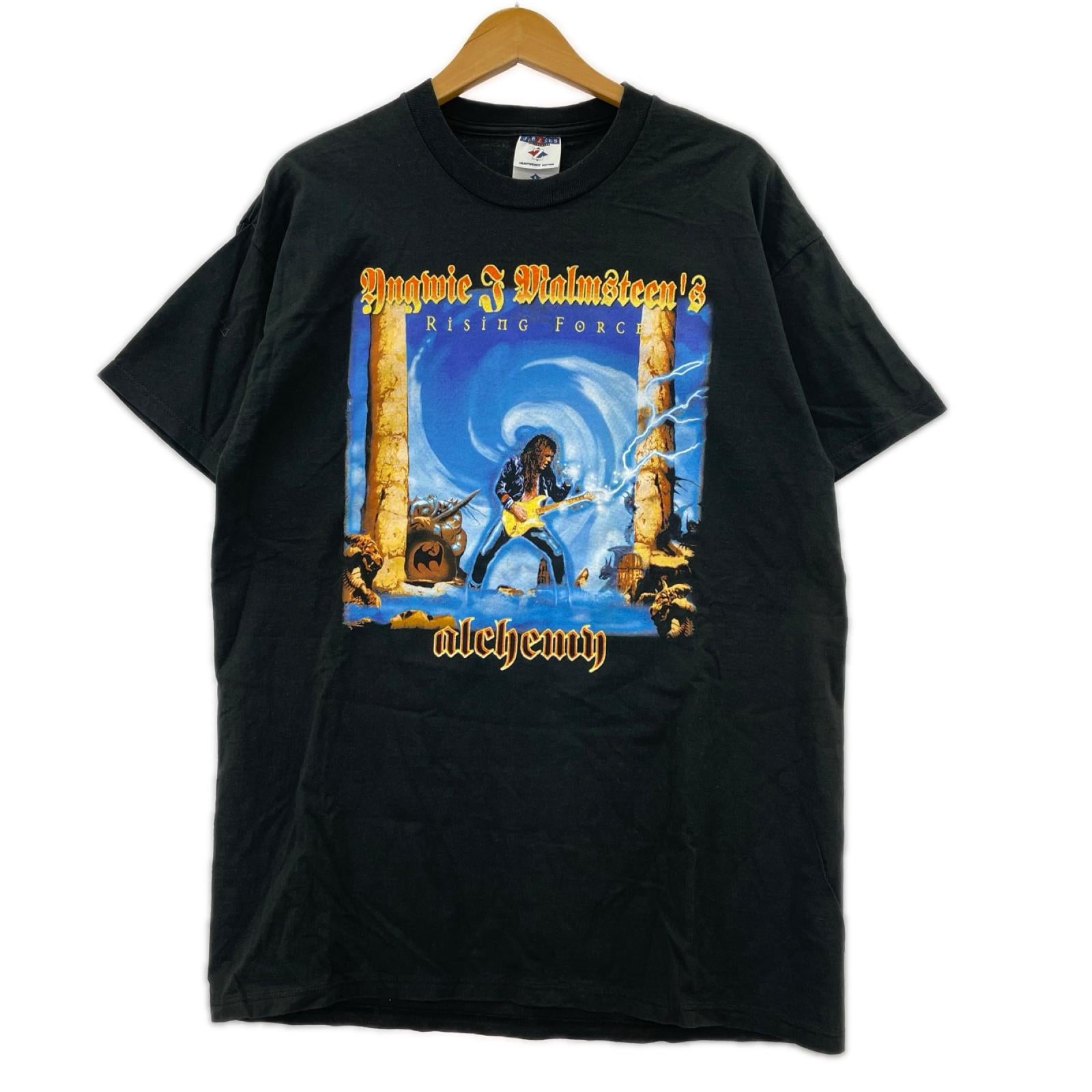 半袖Ｔシャツ JEERZES YNGWIE MALMSTEEN 1999 TOUR 黒 L ブラック