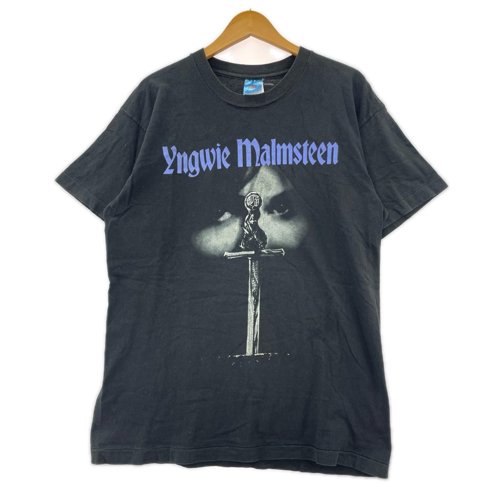半袖Ｔシャツ YNGWIE MALMSTEEN 95 ダガー 黒 ブラック