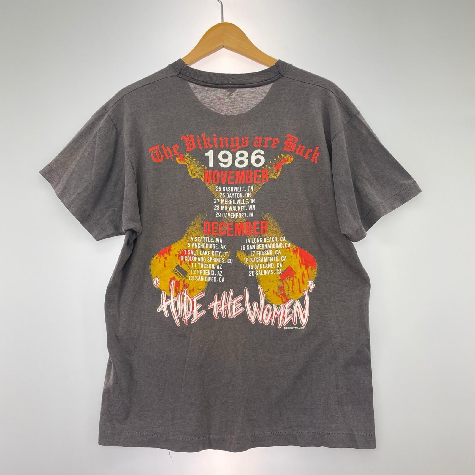 半袖Ｔシャツ YNGWIE MALMSTEEN 86 tri？ogy TEE グレー グレー