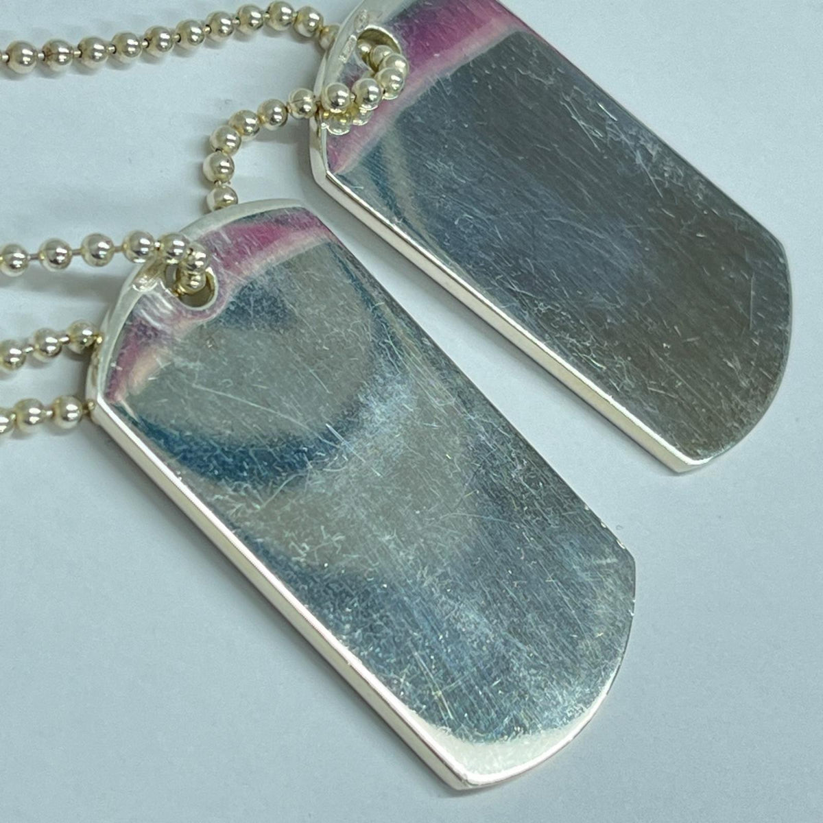 GUCCI 925 ﾀﾞﾌﾞﾙﾄﾞｯｸﾀｸﾞﾈｯｸﾚｽ