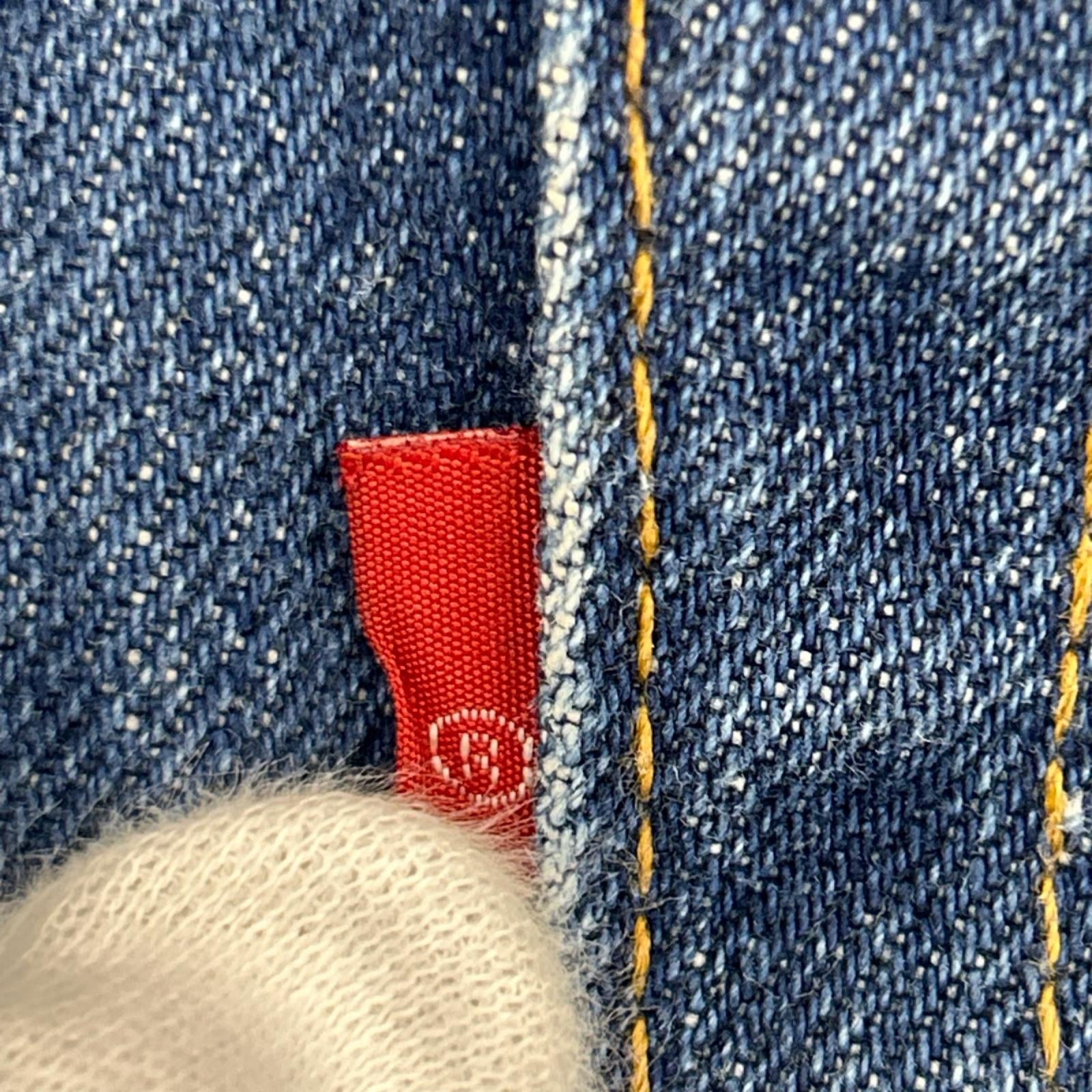 デニムパンツ 80s 505 ﾎﾞﾀﾝ裏532 Ｗ42 42 ネイビー