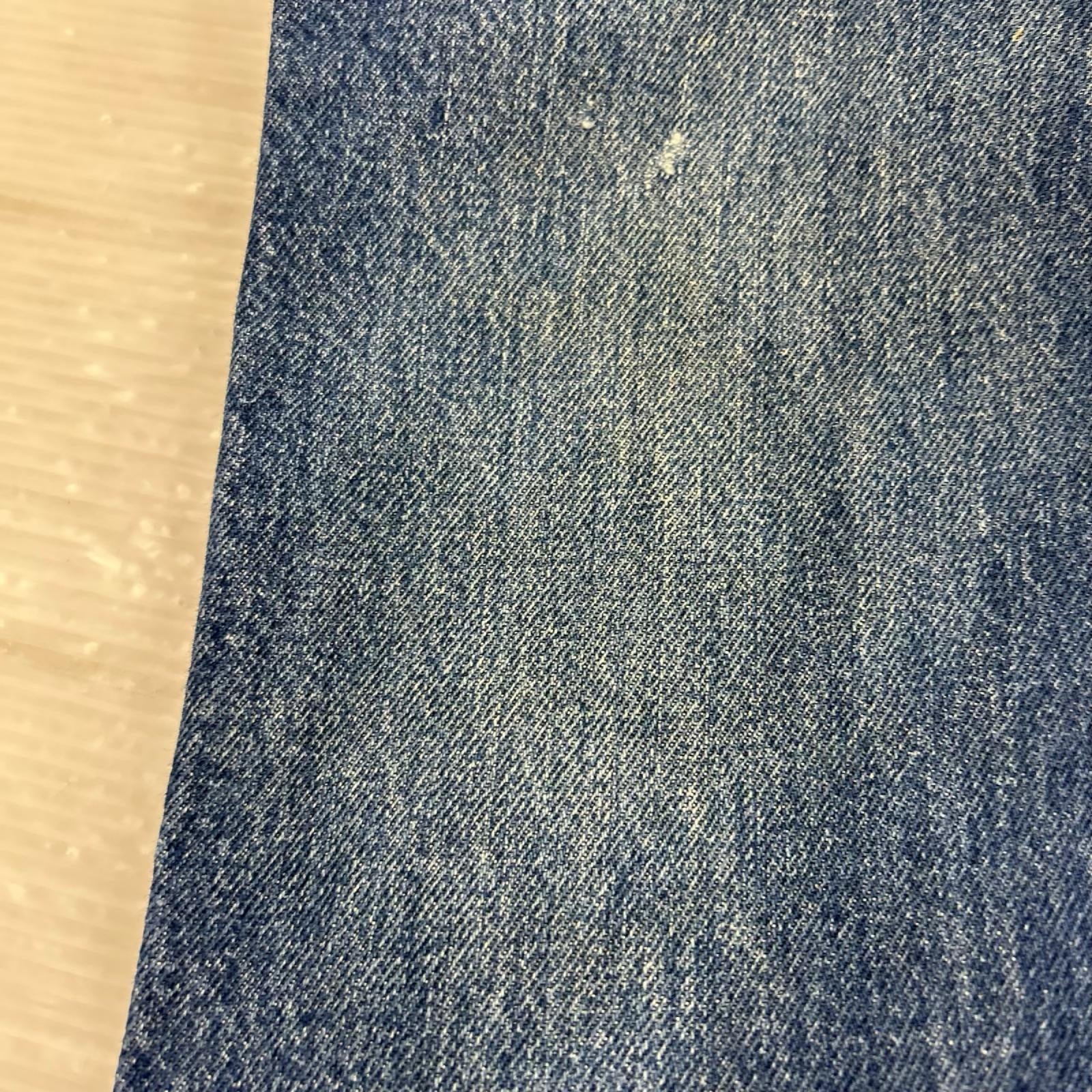 デニムパンツ 80s 505 ﾎﾞﾀﾝ裏532 Ｗ42 42 ネイビー