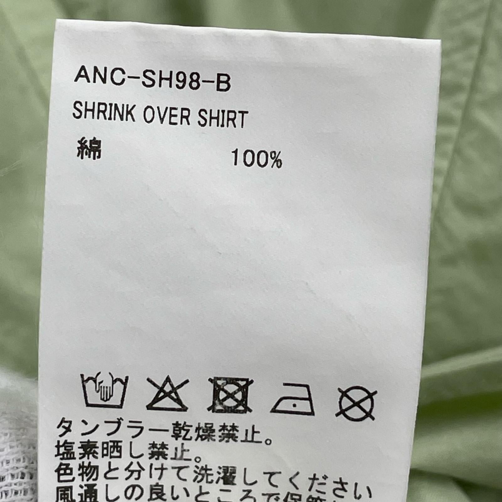 長袖シャツ 26SS/SHRINK OVER SHIRT 1