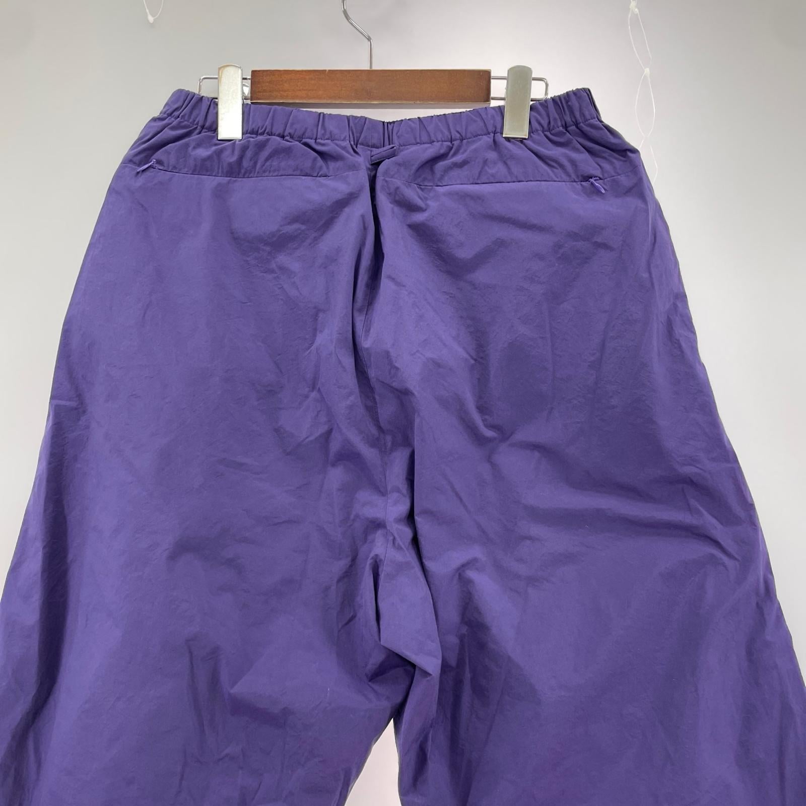 パンツ 24SS/TRAINING PANTS PAPER CLOTH 3 パープル
