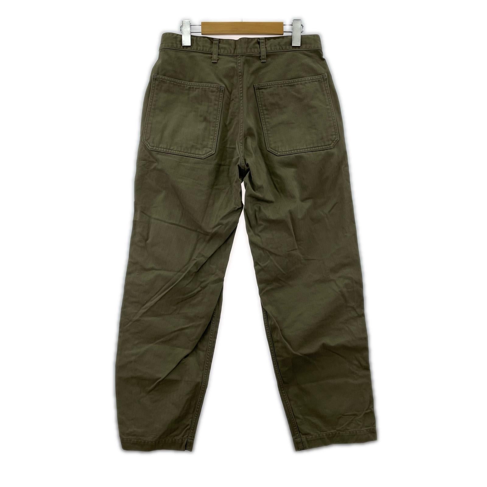 パンツ BONCOURA ヘリンボーン カーキ 30 カーキ