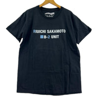 半袖Ｔシャツ 坂本龍一 B-2 UNIT S/Sｶｯﾄｿｰ ブラック