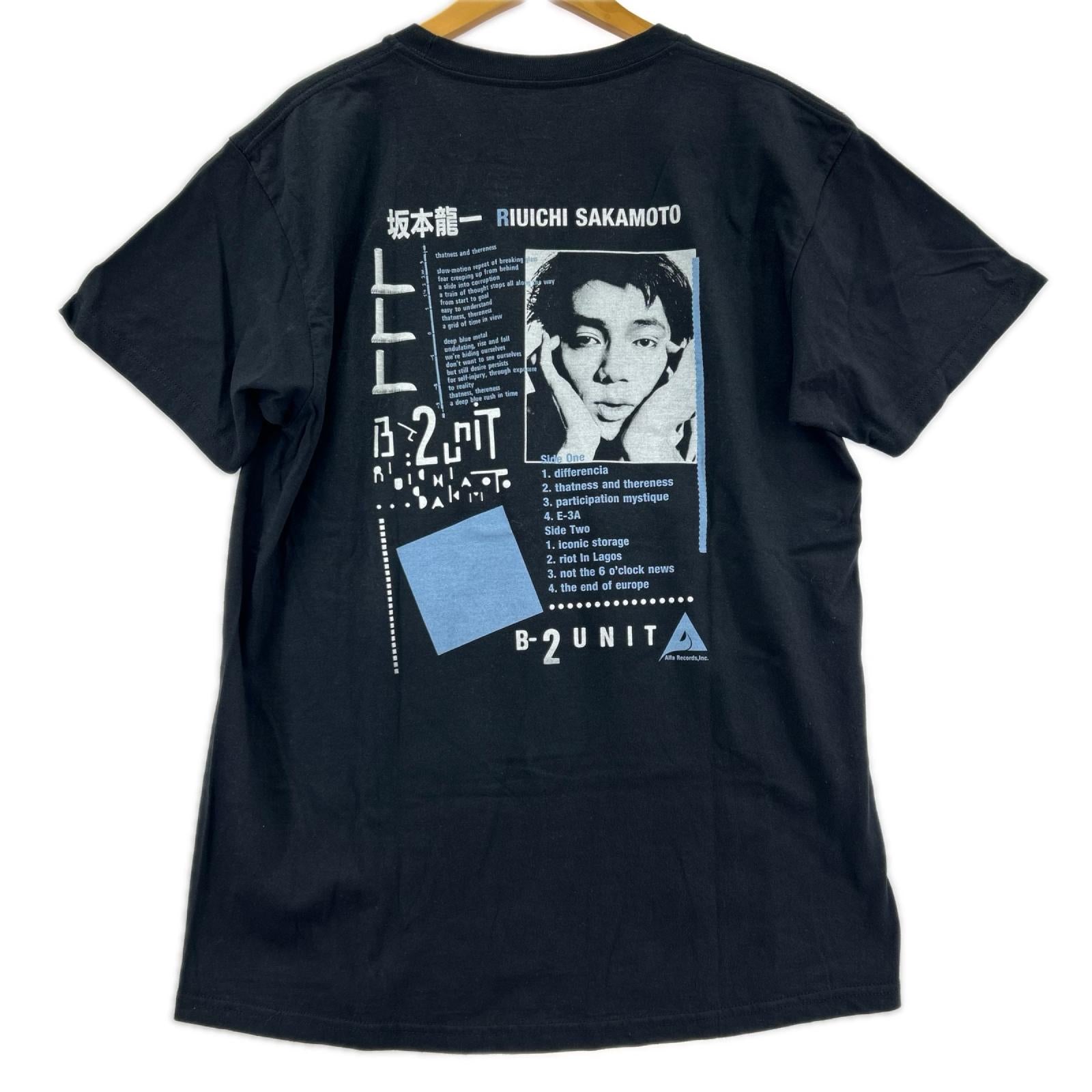 半袖Ｔシャツ 坂本龍一 B-2 UNIT S/Sｶｯﾄｿｰ ブラック