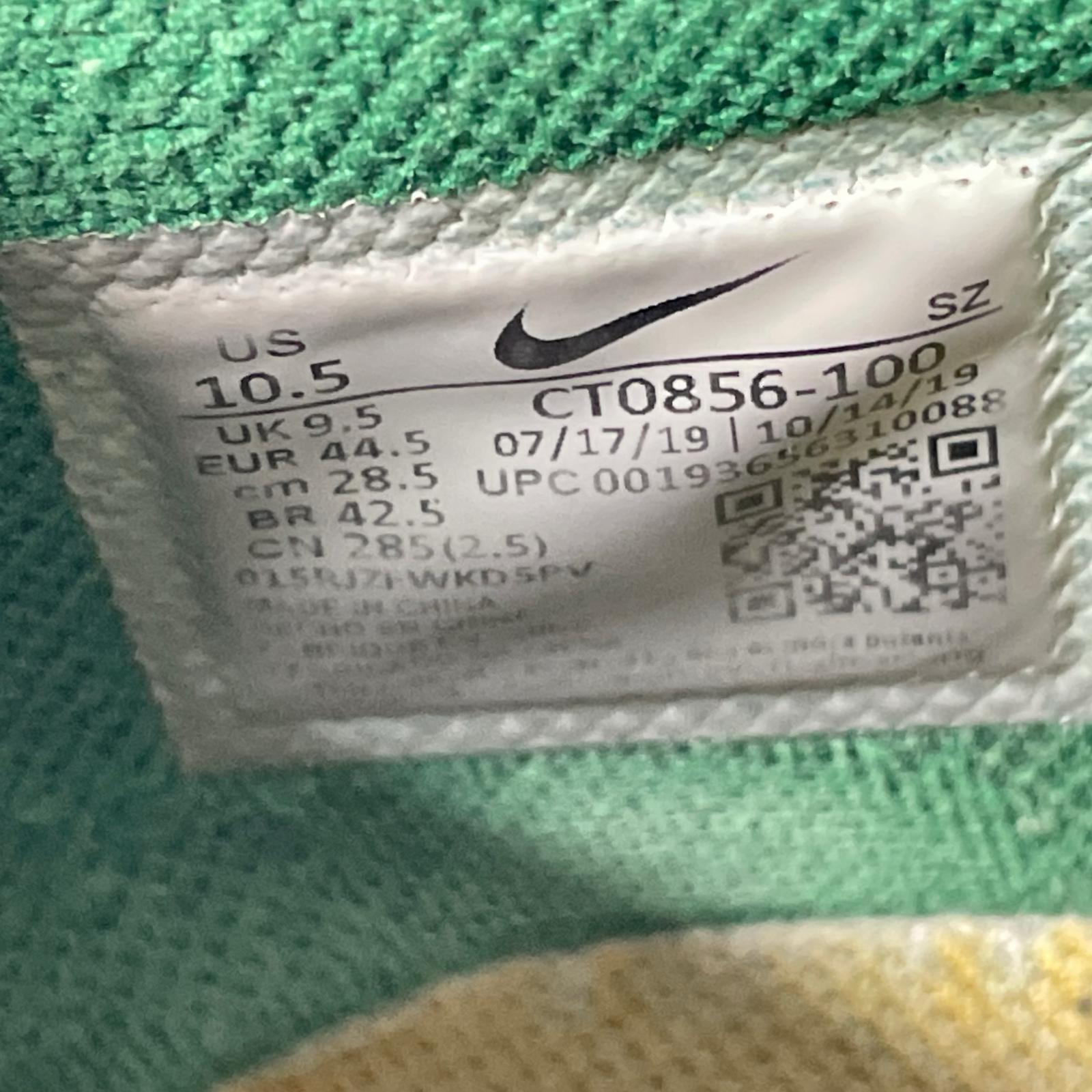スニーカー ×Off-White Dunk Low White/Pine Green