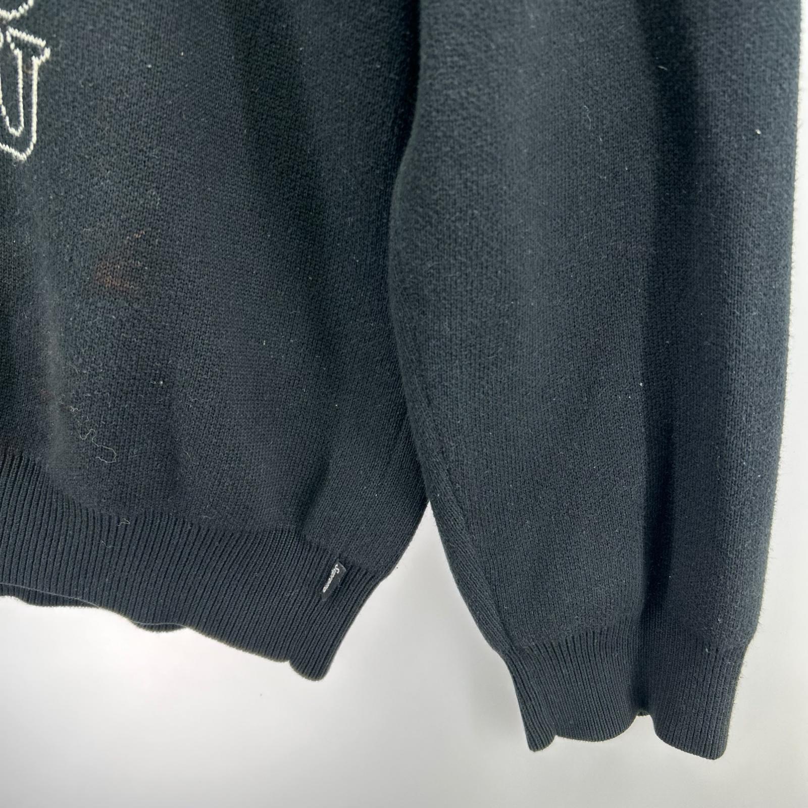 ニット x HYSTERIC GLAMOUR ﾌﾞﾗｯｸ　XL ブラック