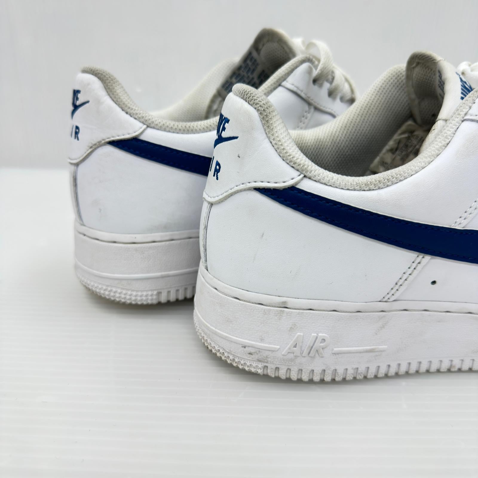 スニーカー Air FORCE 1 07 Men's 白青 27.5cm 27