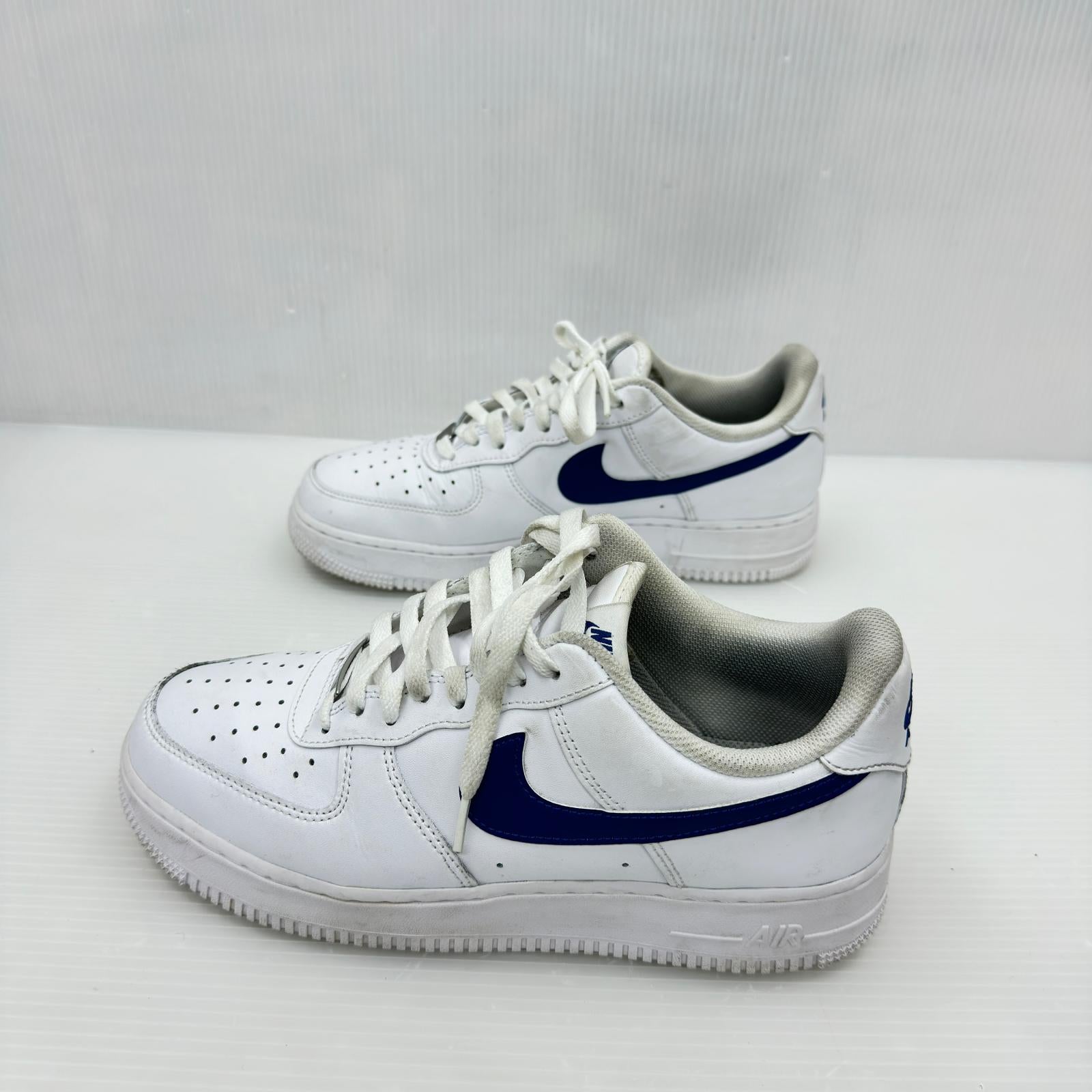 スニーカー Air FORCE 1 07 Men's 白青 27.5cm 27