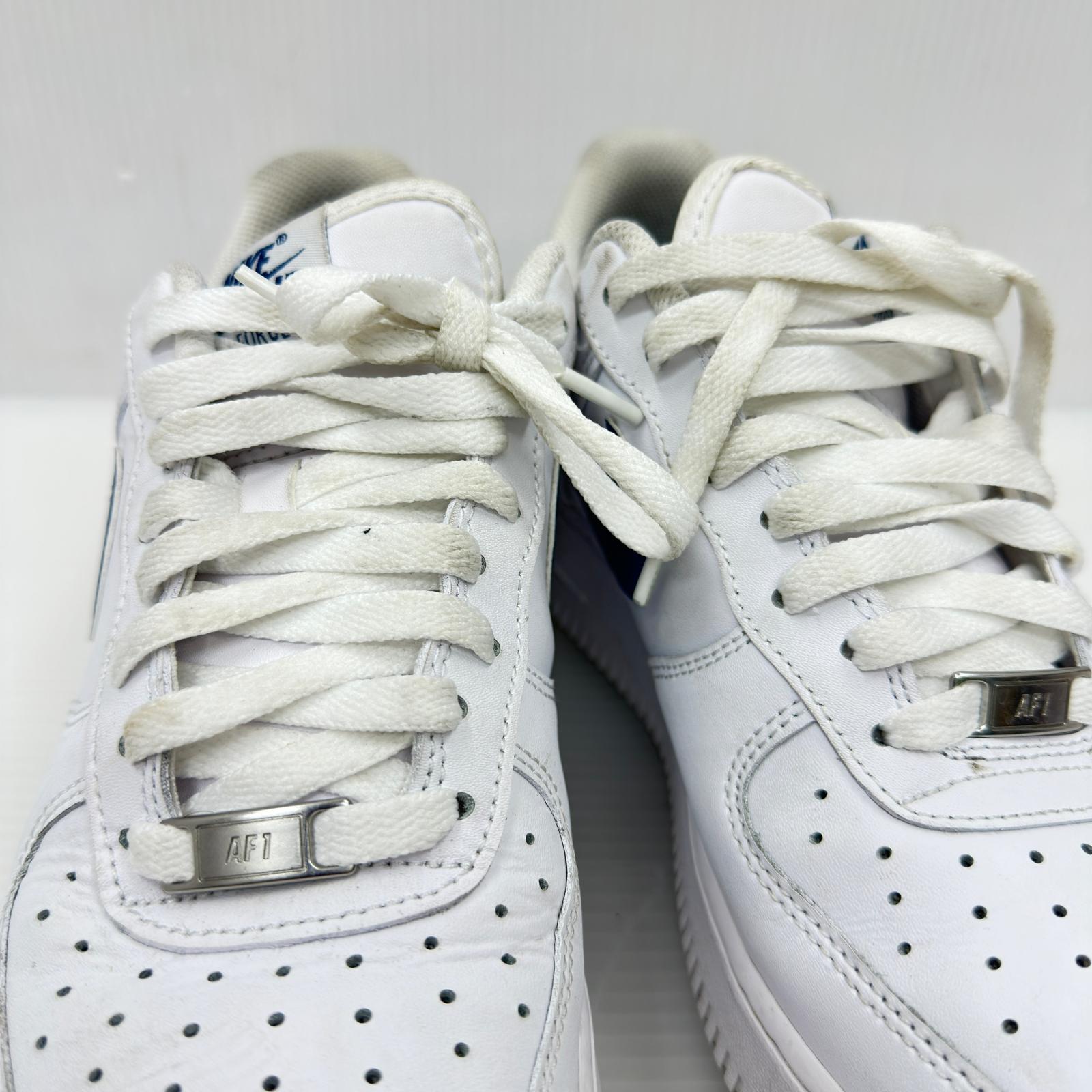 スニーカー Air FORCE 1 07 Men's 白青 27.5cm 27