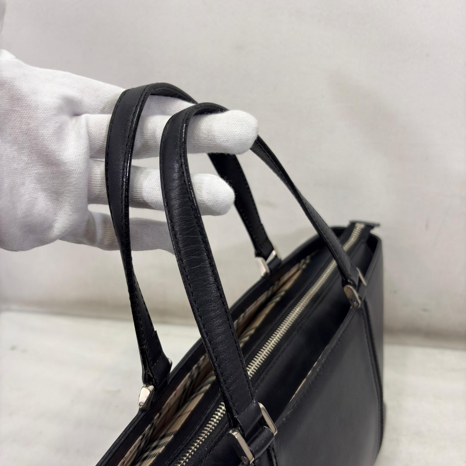 ハンドバッグ BLK/レザー/ハンドバック