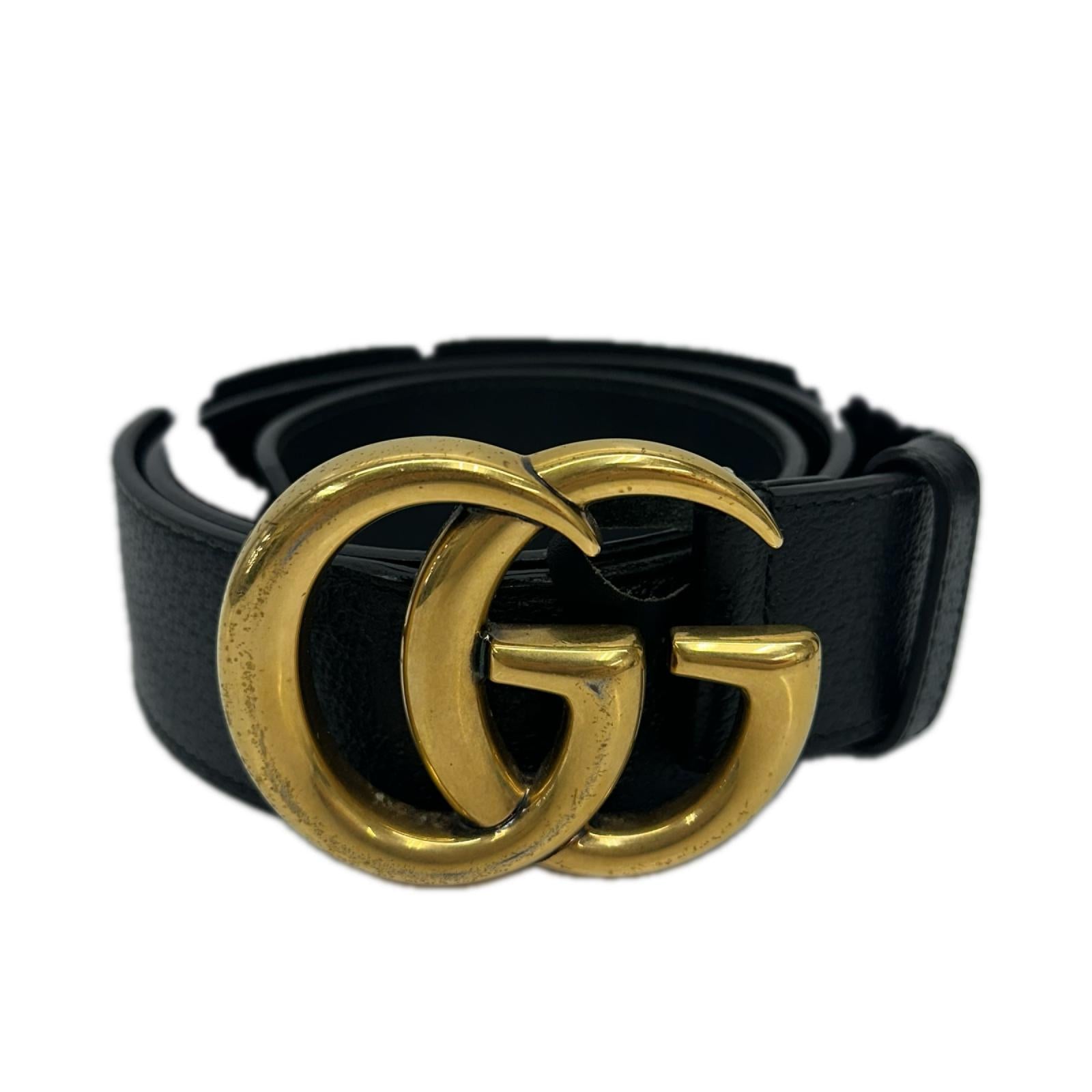 GUCCI/40831/GGマーモント/レザーベルト