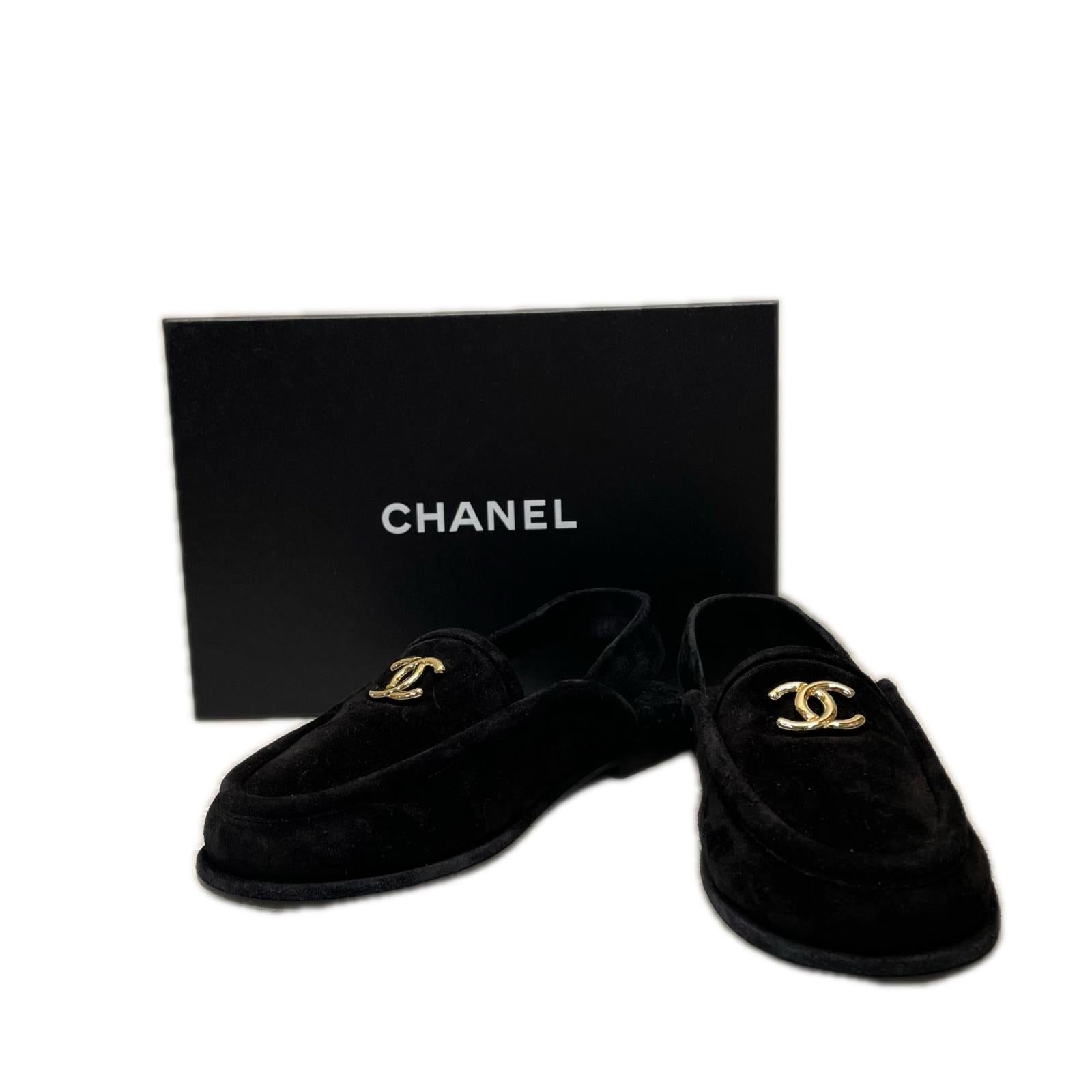 CHANEL ムートンスリングバック　サンダル 23.5cm (US5 1/2 UK5 EU37)
