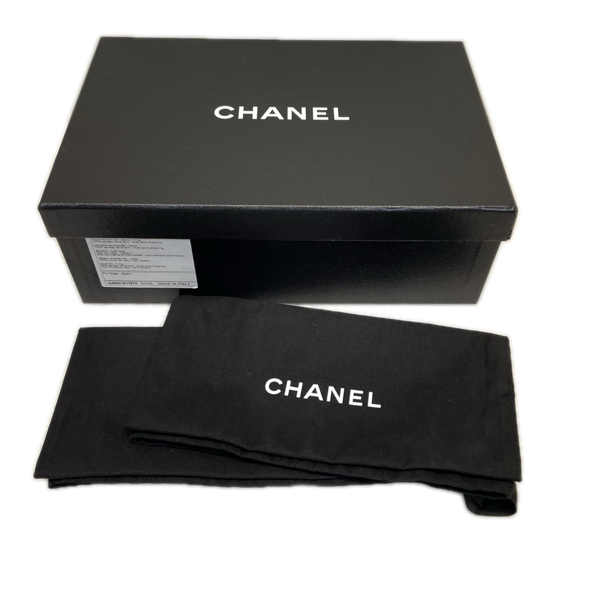 CHANEL ムートンスリングバック　サンダル 23.5cm (US5 1/2 UK5 EU37)