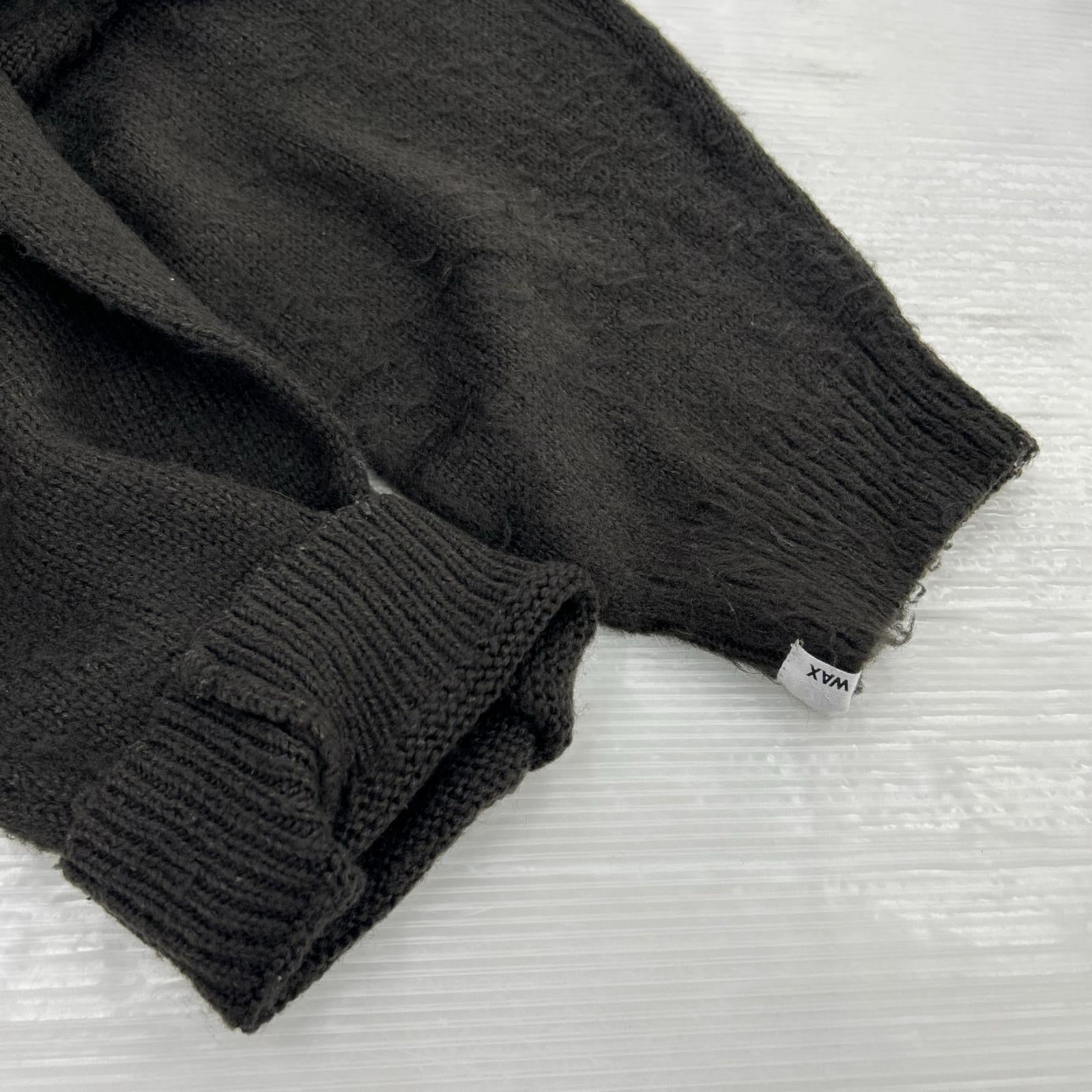 カーディガン WAX ｱｸﾘﾙ 茶 (L) L ブラウン