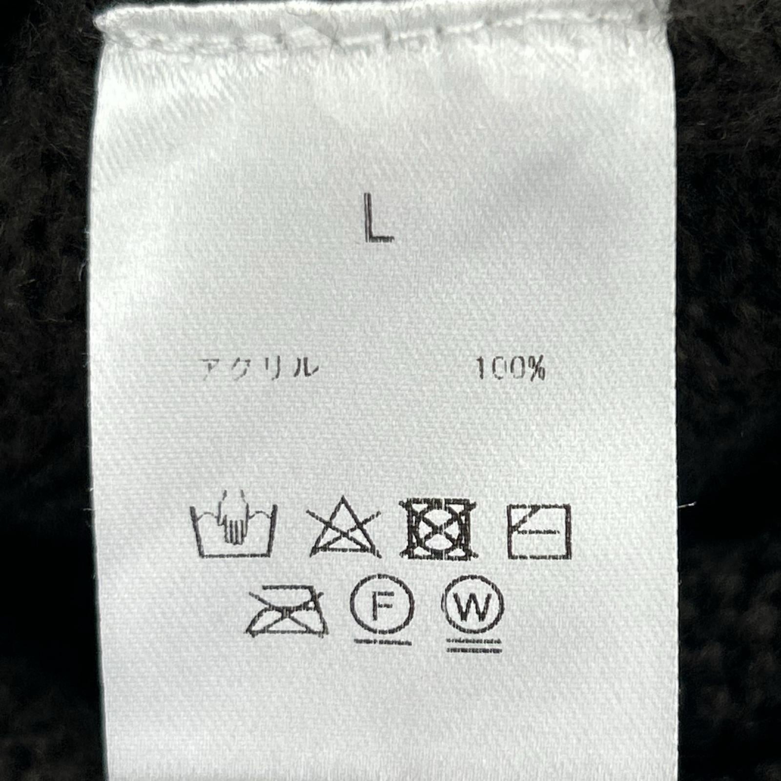 カーディガン WAX ｱｸﾘﾙ 茶 (L) L ブラウン