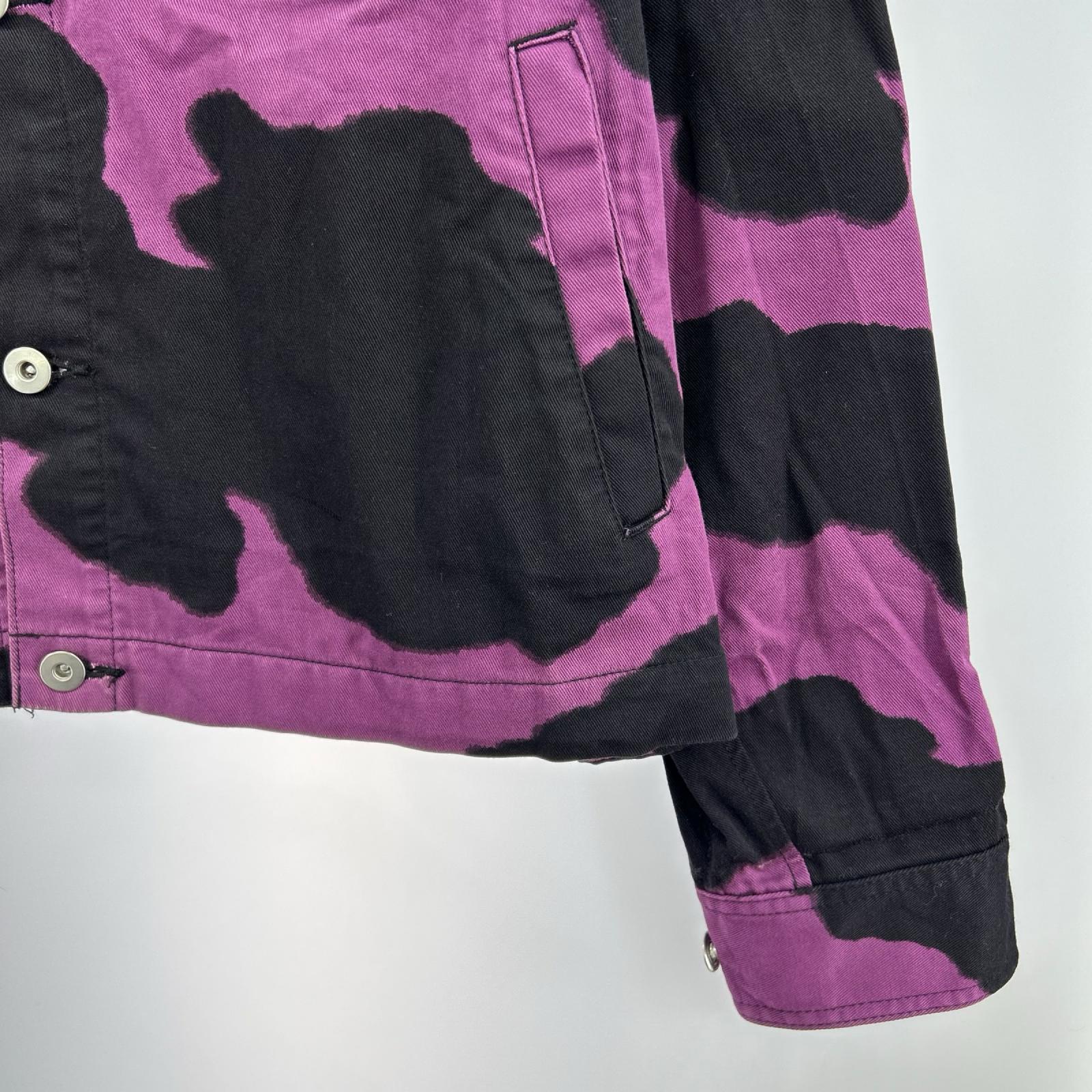 デニムジャケット 21AW Holstein Work Jacket 総柄 (L) L パープル
