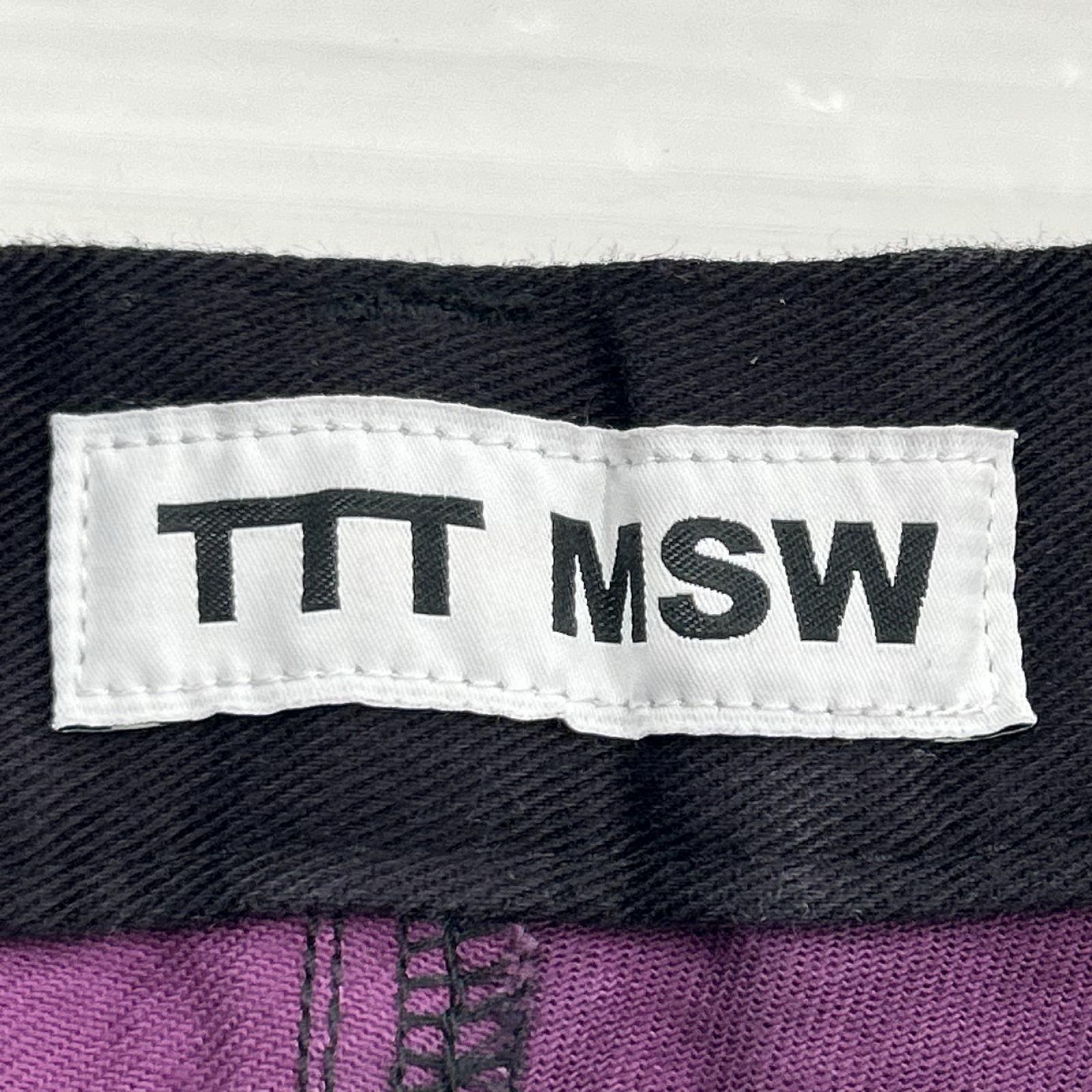 デニムパンツ 21AW Holstein Work Pants 総柄 紫 (M) M パープル