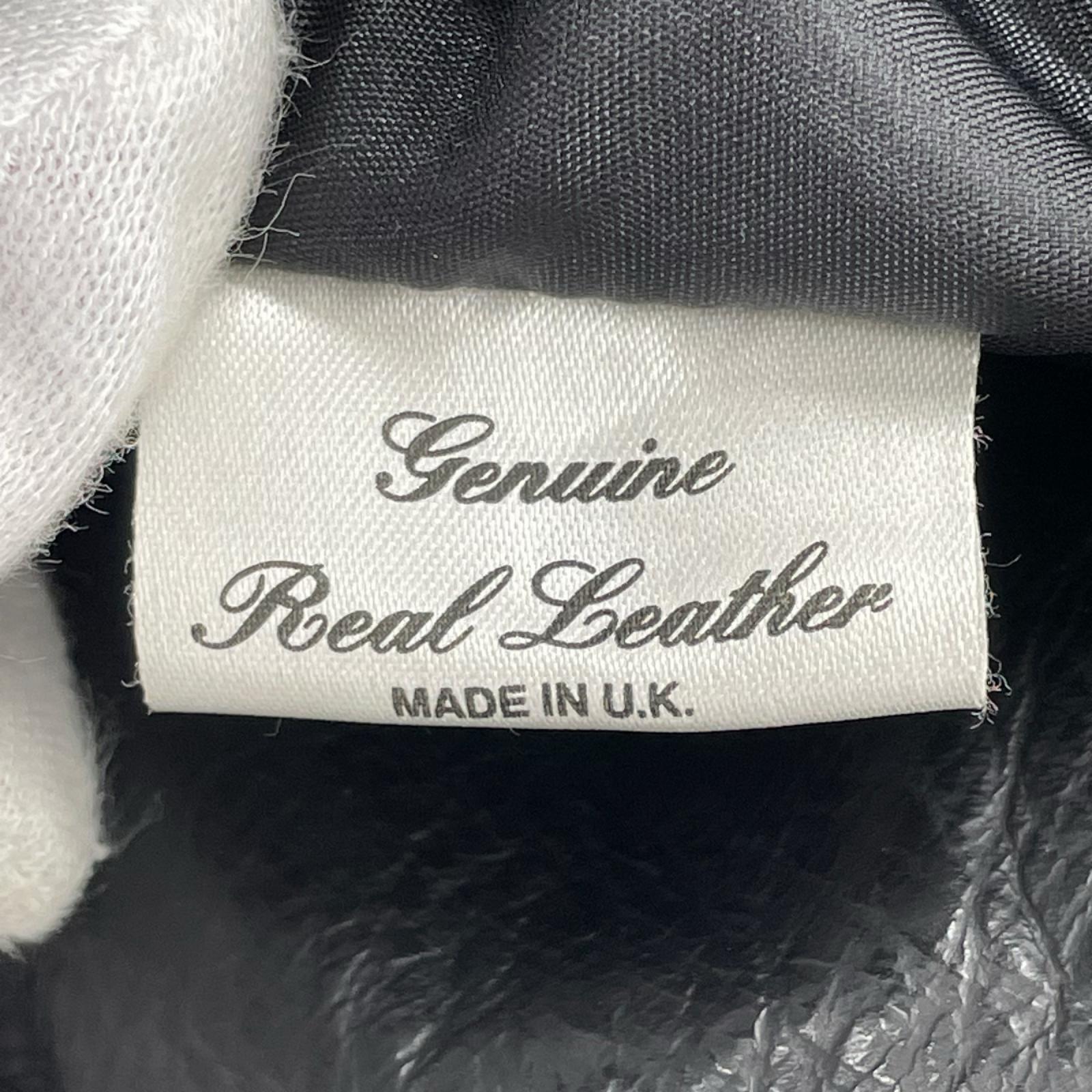 レザージャケット 666 leather wear シングルライダース 32 32 ブラック