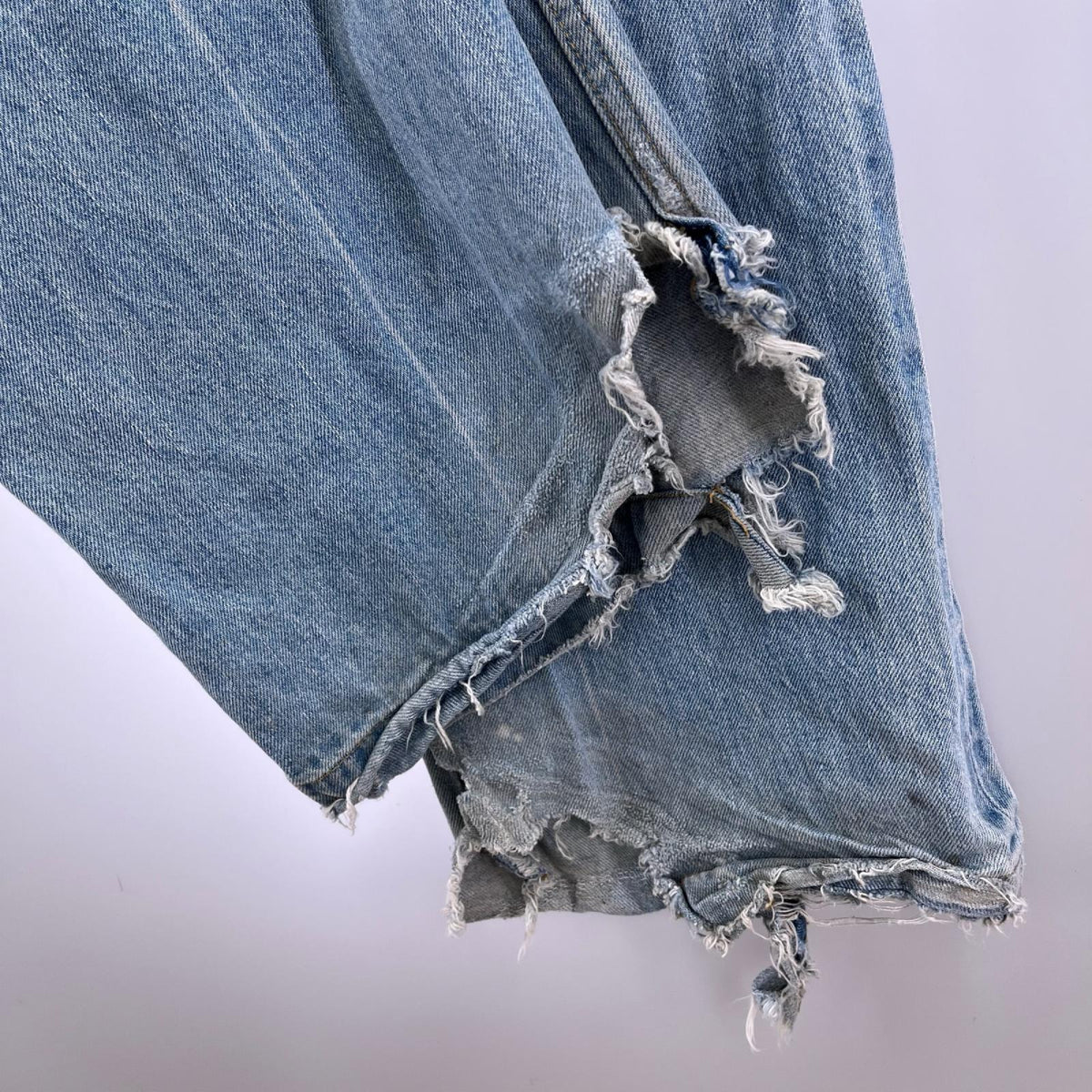 デニムパンツ THE DENIM LOOSE FIT VINTAGE/4 4 ブルー