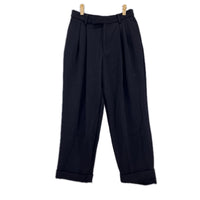 パンツ DOUBLE PLEATED CLASSIC WIDE TROUSERS/3 3 ブラック