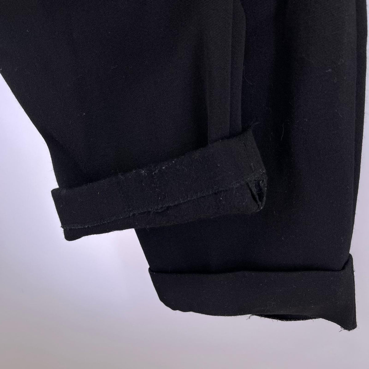 パンツ DOUBLE PLEATED CLASSIC WIDE TROUSERS/3 3 ブラック