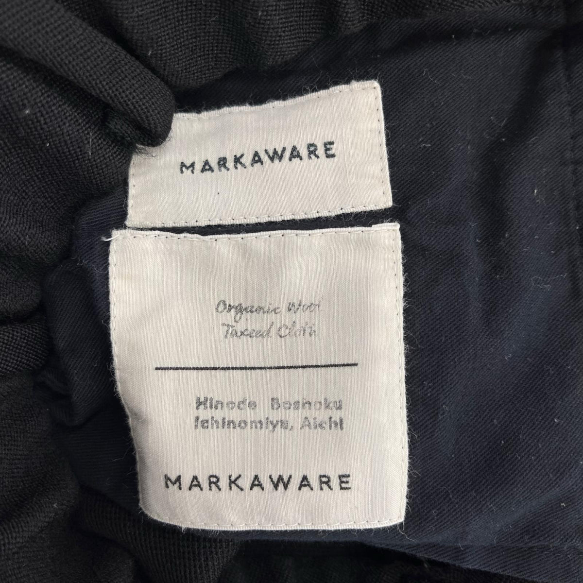 パンツ DOUBLE PLEATED CLASSIC WIDE TROUSERS/3 3 ブラック
