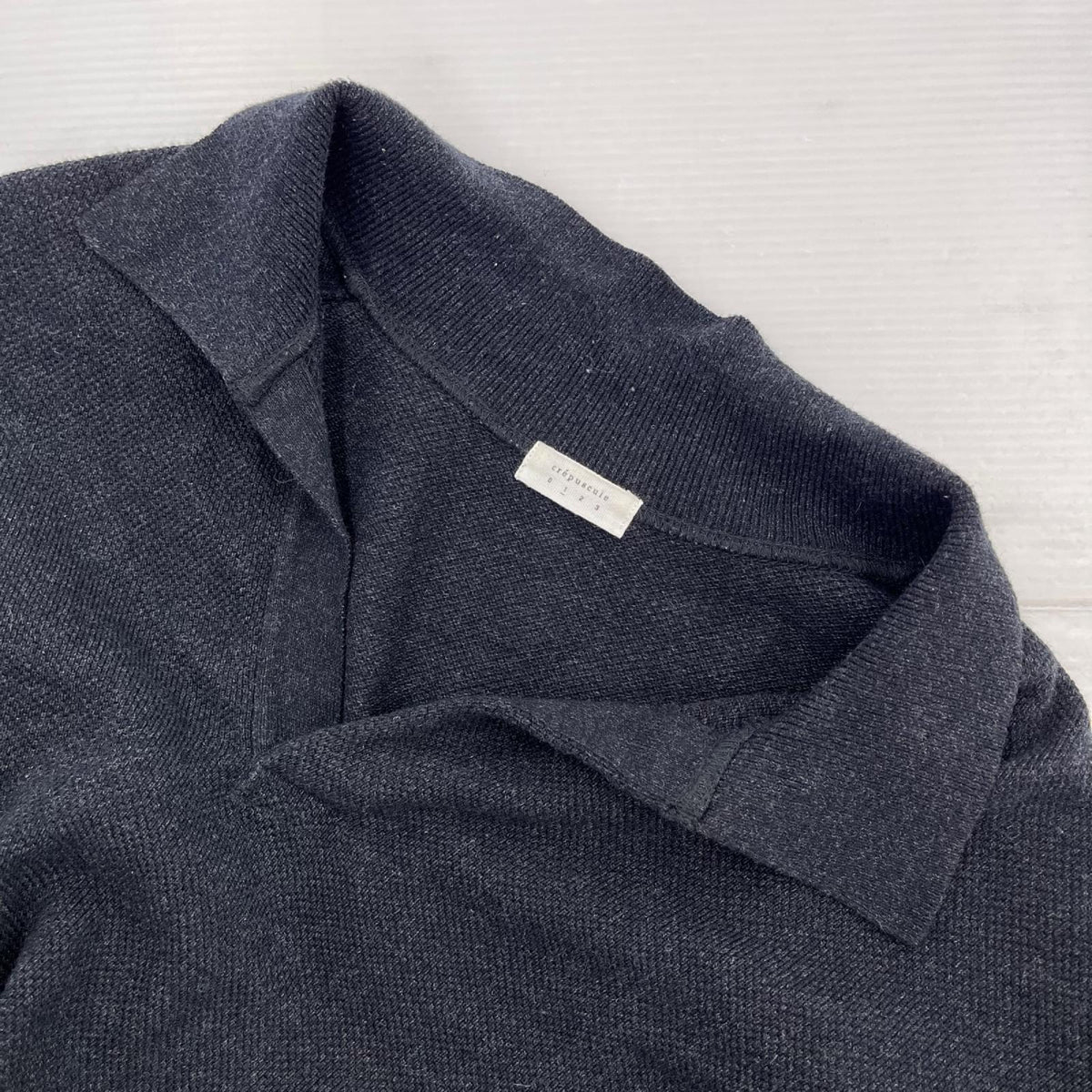 長袖Ｔシャツ Co／ra moss stitch skipper/1/ﾌﾞﾗｯｸ 1 ブラック