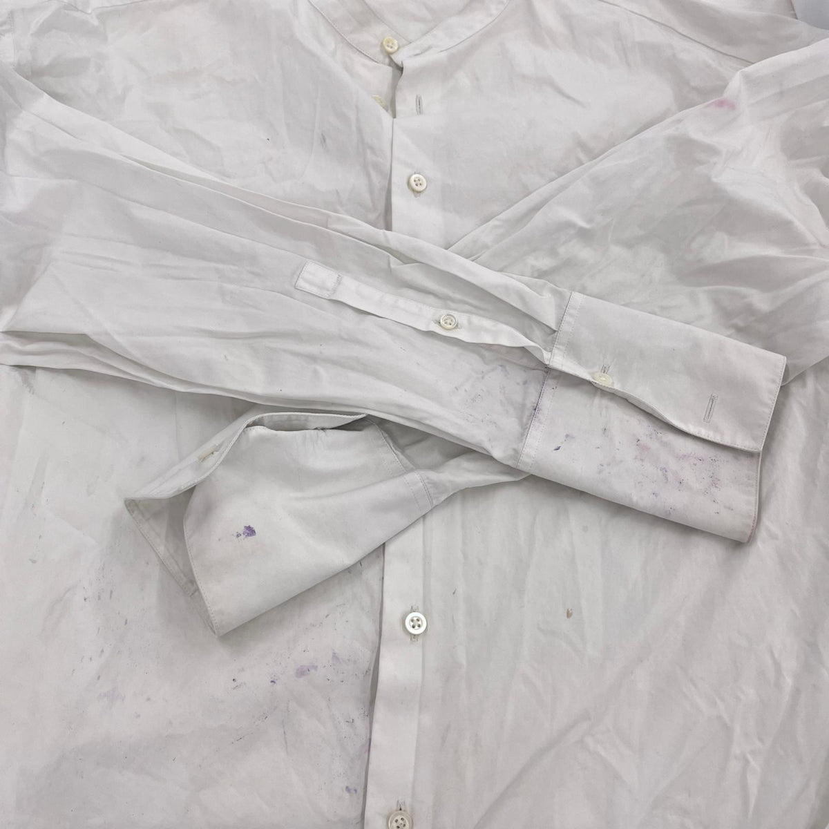 長袖シャツ sunday shirt 38 ホワイト