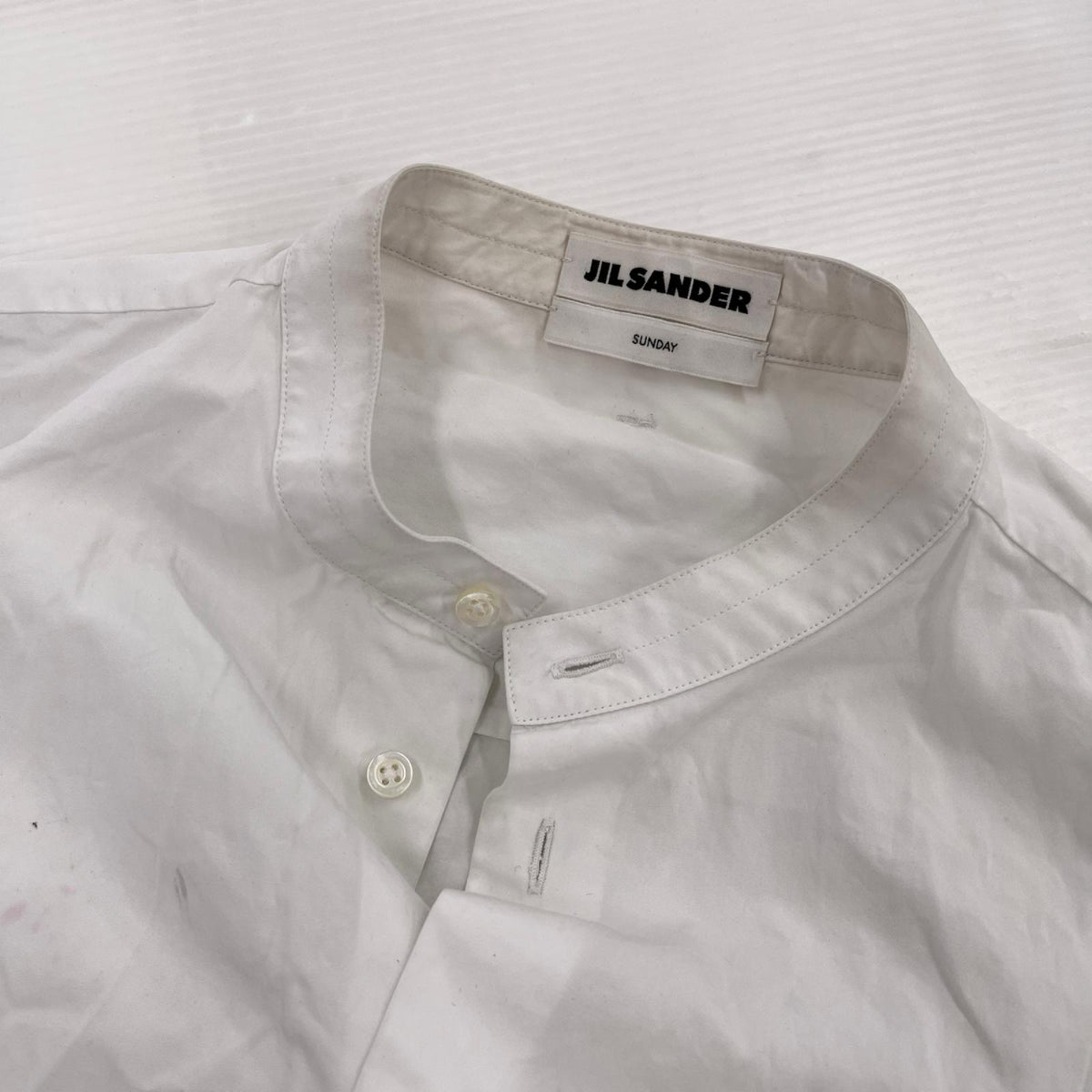 長袖シャツ sunday shirt 38 ホワイト
