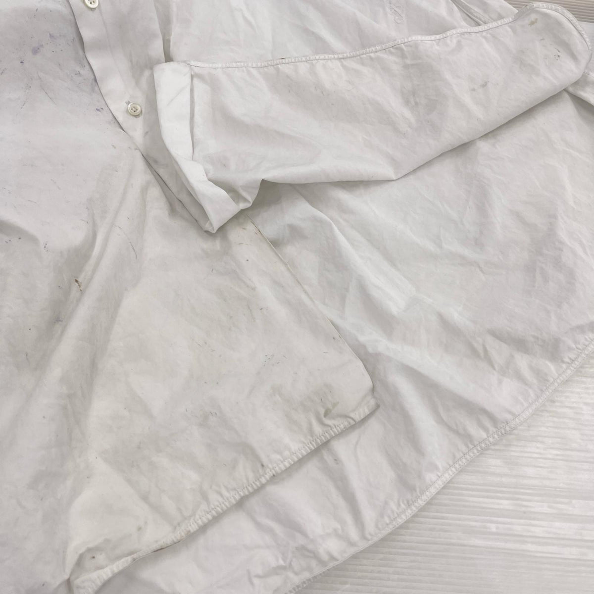 長袖シャツ sunday shirt 38 ホワイト