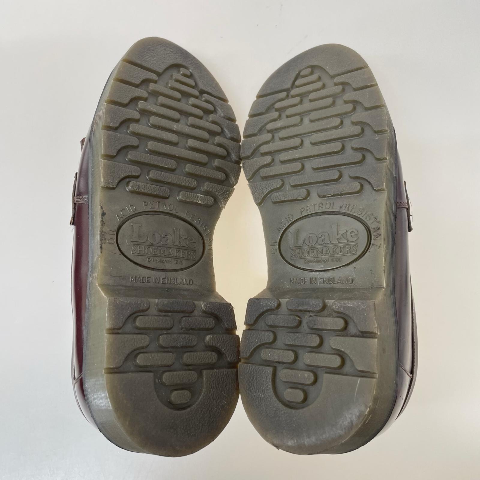 シューズ LOAKE LOAFER 623RT タッセルローファー (UK6E) ブラウン
