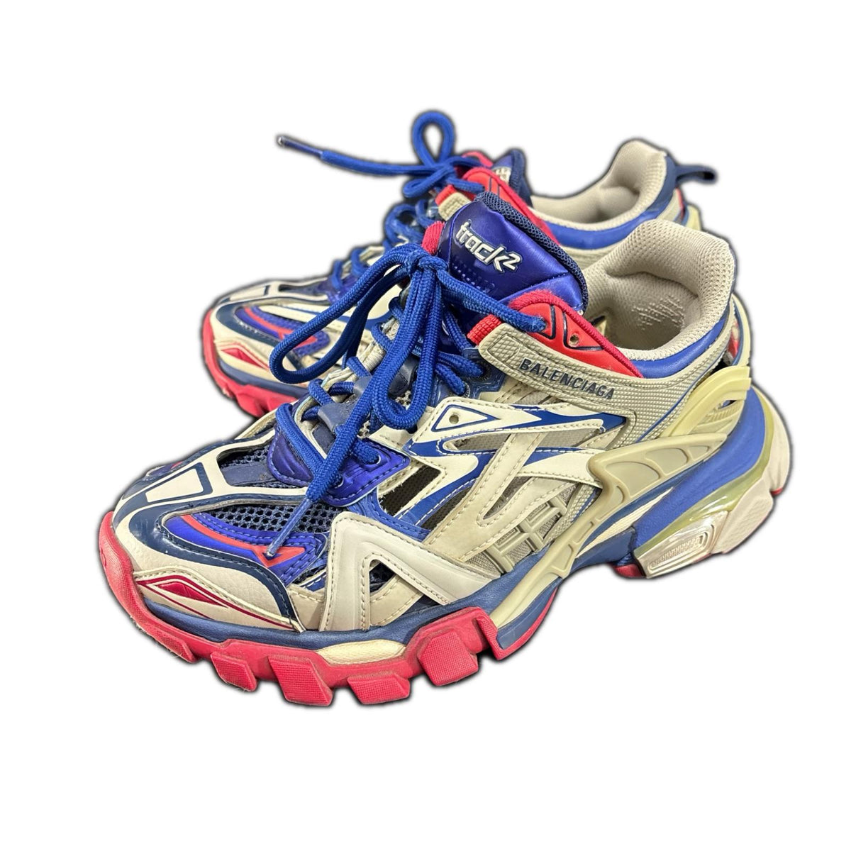 TRACK 2 TRAINERS 青グレー (24.0cm) 568615