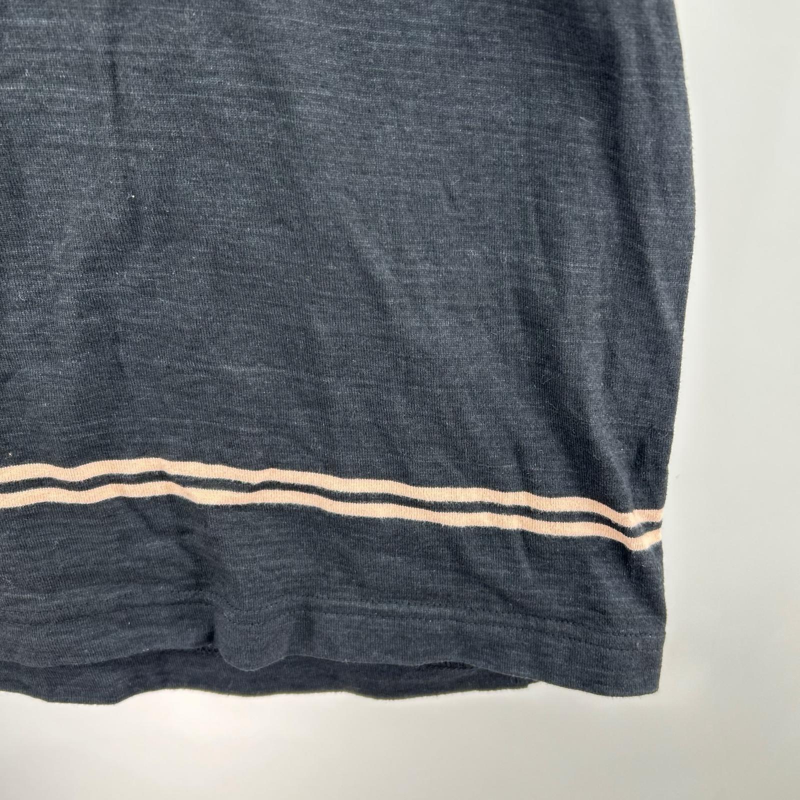 半袖Ｔシャツ C/NAPP Border Plain Tee 2 ブラック