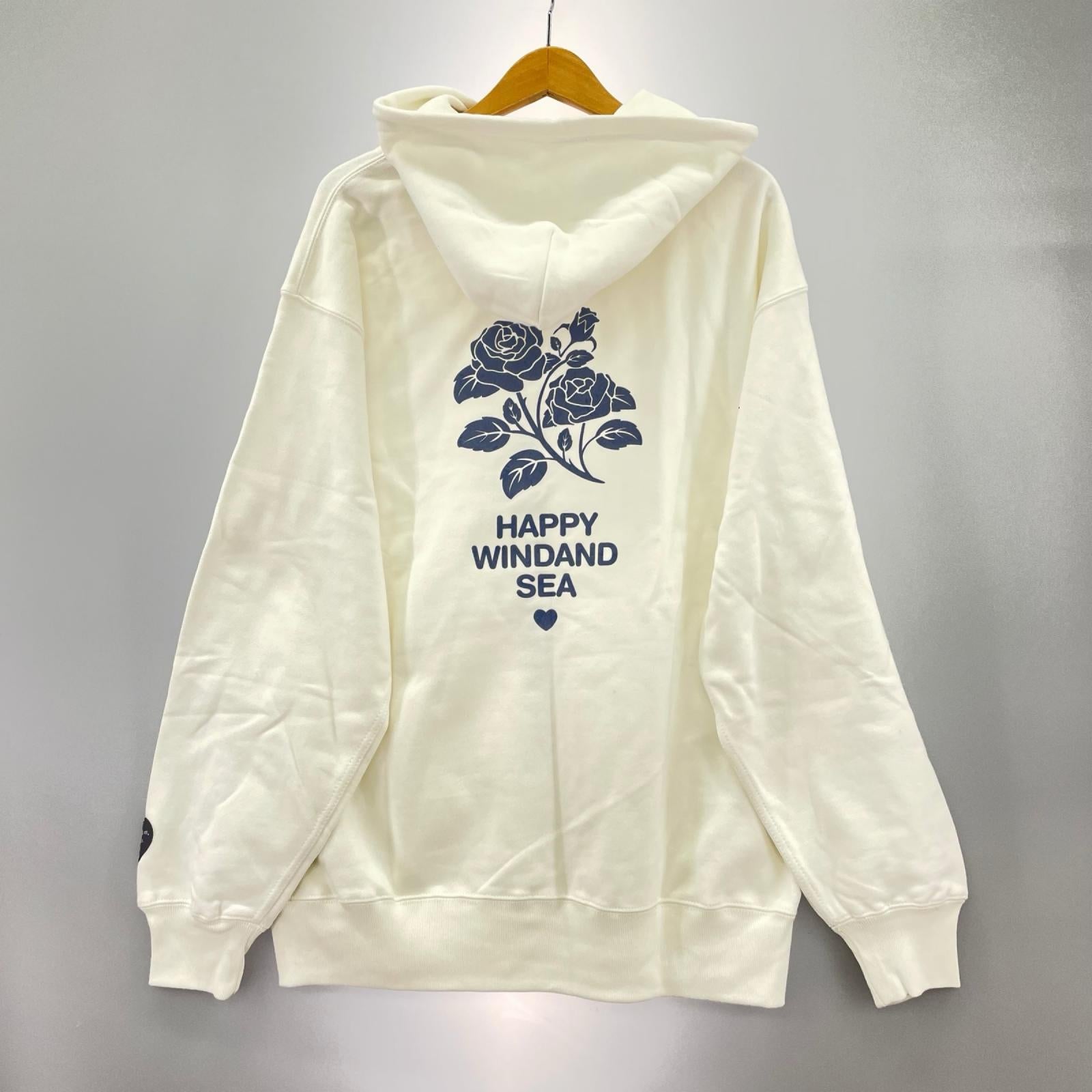 パーカー HEAT&SPADE　白　XL ホワイト