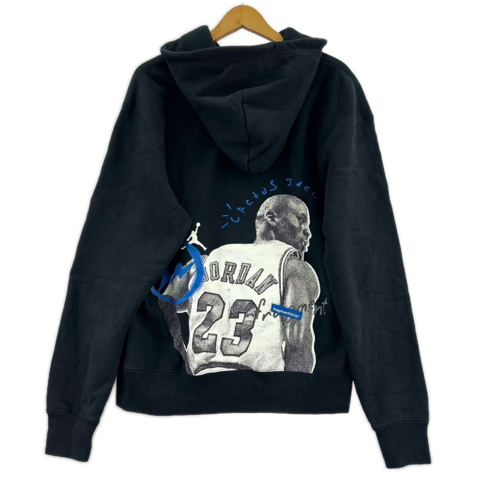 パーカー ×FRAGMENT ×TRAVIS SCOTT S ブラック