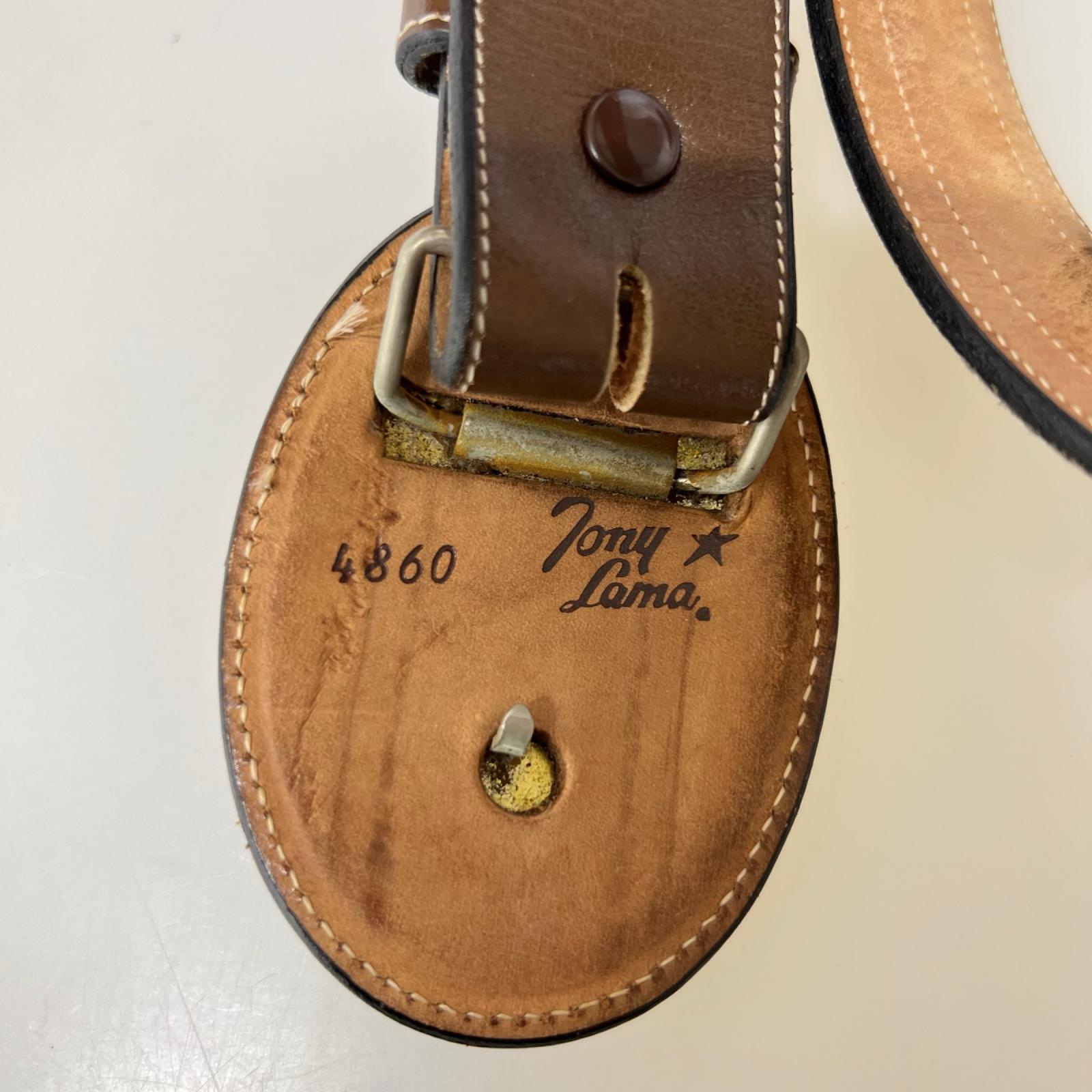 その他アクセサリー tony lama　ｳｴｽﾀﾝﾍﾞﾙﾄ　茶 ブラウン