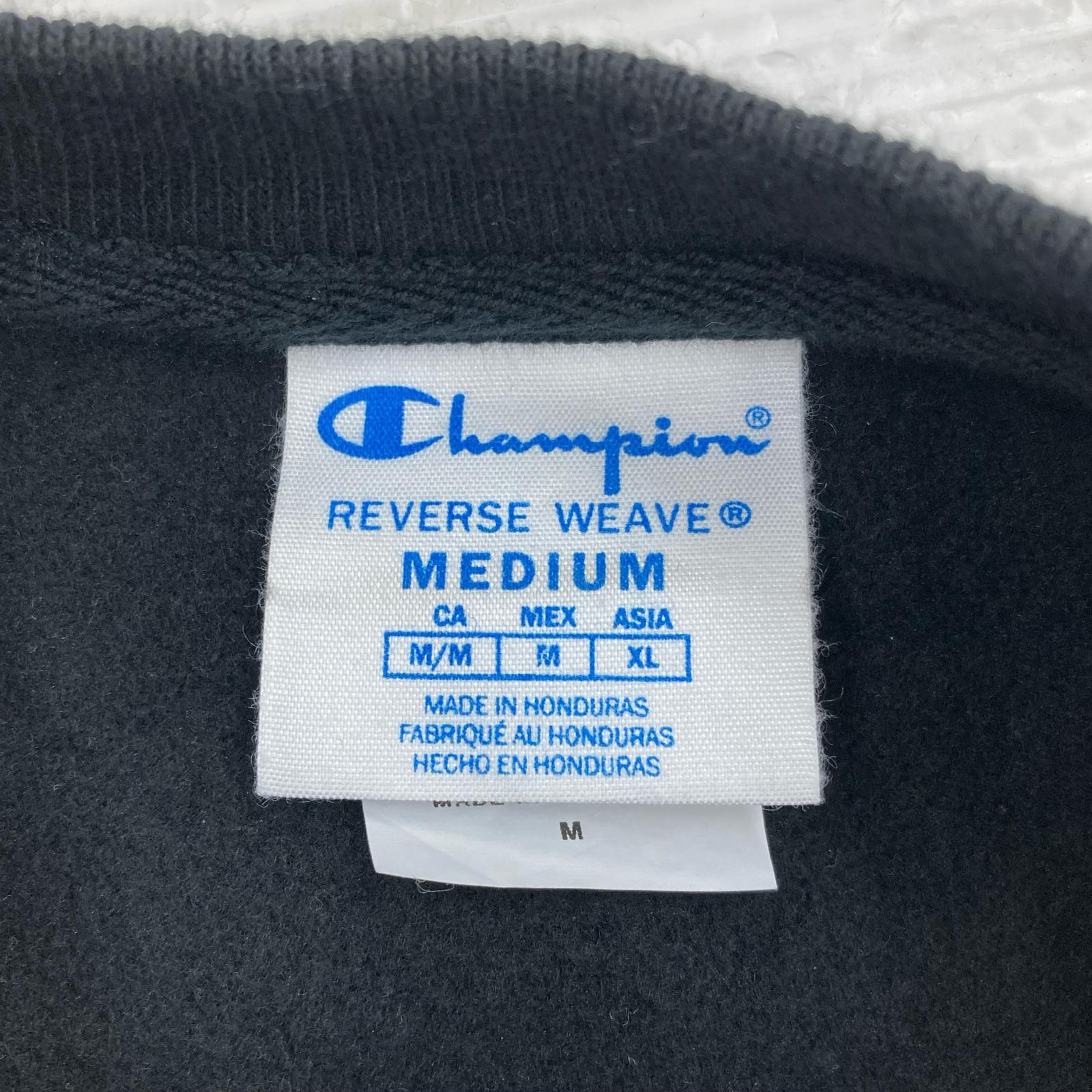 スウェット REVERSE WEAVE 青単タグ 裏起毛 無地 黒　XL ブラック