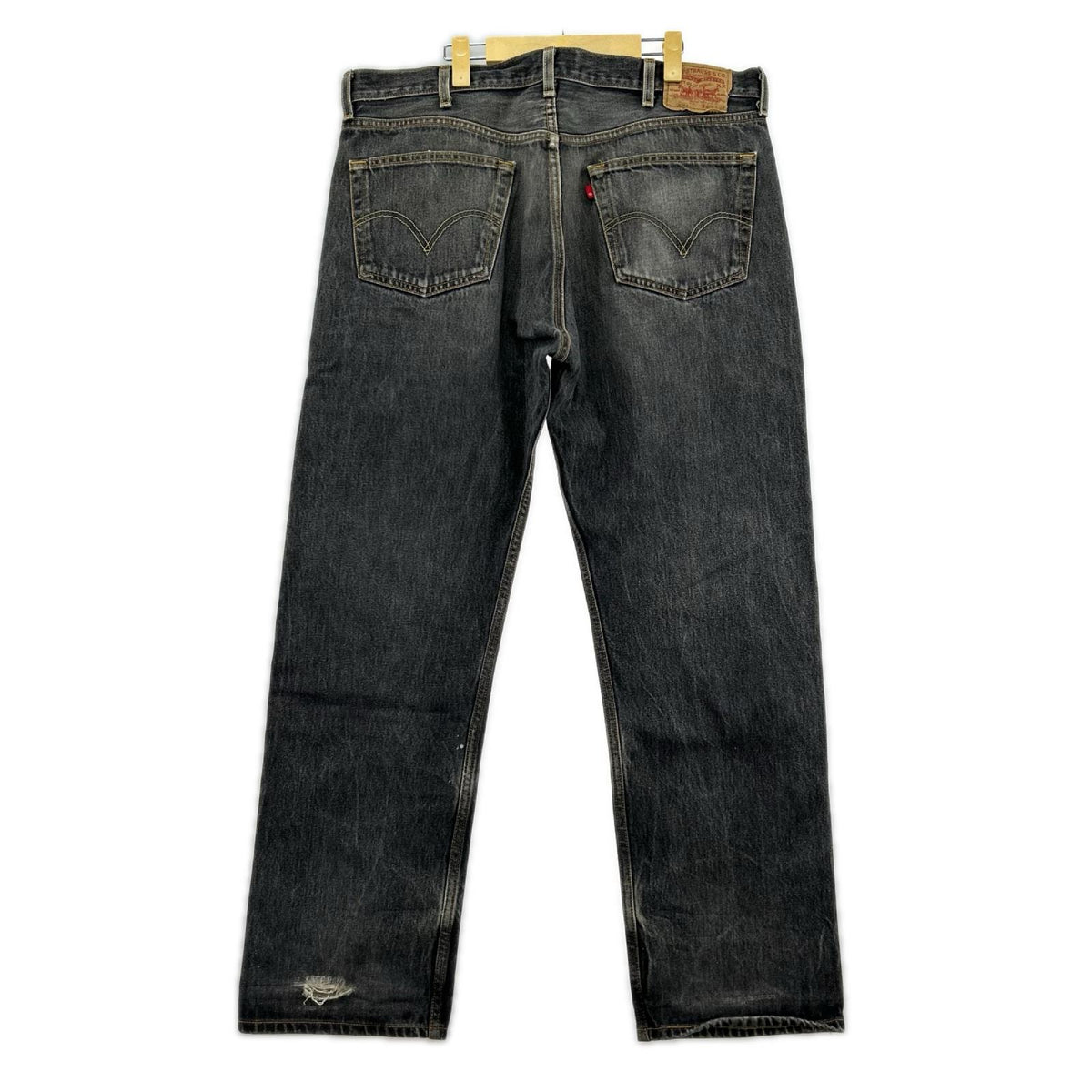 デニムパンツ 501 ﾒｷｼｺ製 ﾌﾞﾗｯｸﾃﾞﾆﾑ W40 40 ブラック
