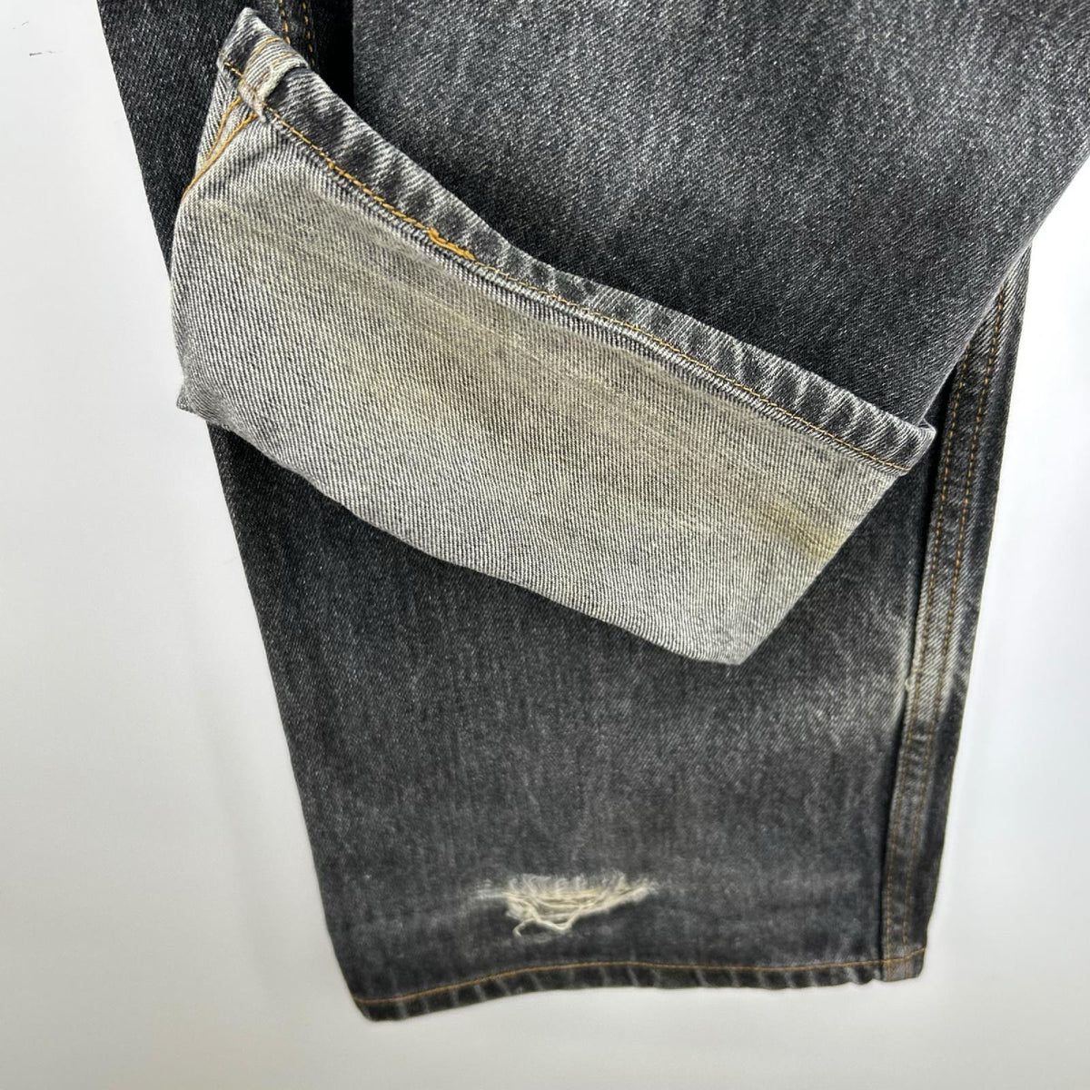 デニムパンツ 501 ﾒｷｼｺ製 ﾌﾞﾗｯｸﾃﾞﾆﾑ W40 40 ブラック