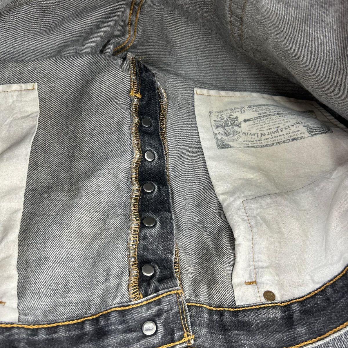 デニムパンツ 501 ﾒｷｼｺ製 ﾌﾞﾗｯｸﾃﾞﾆﾑ W40 40 ブラック