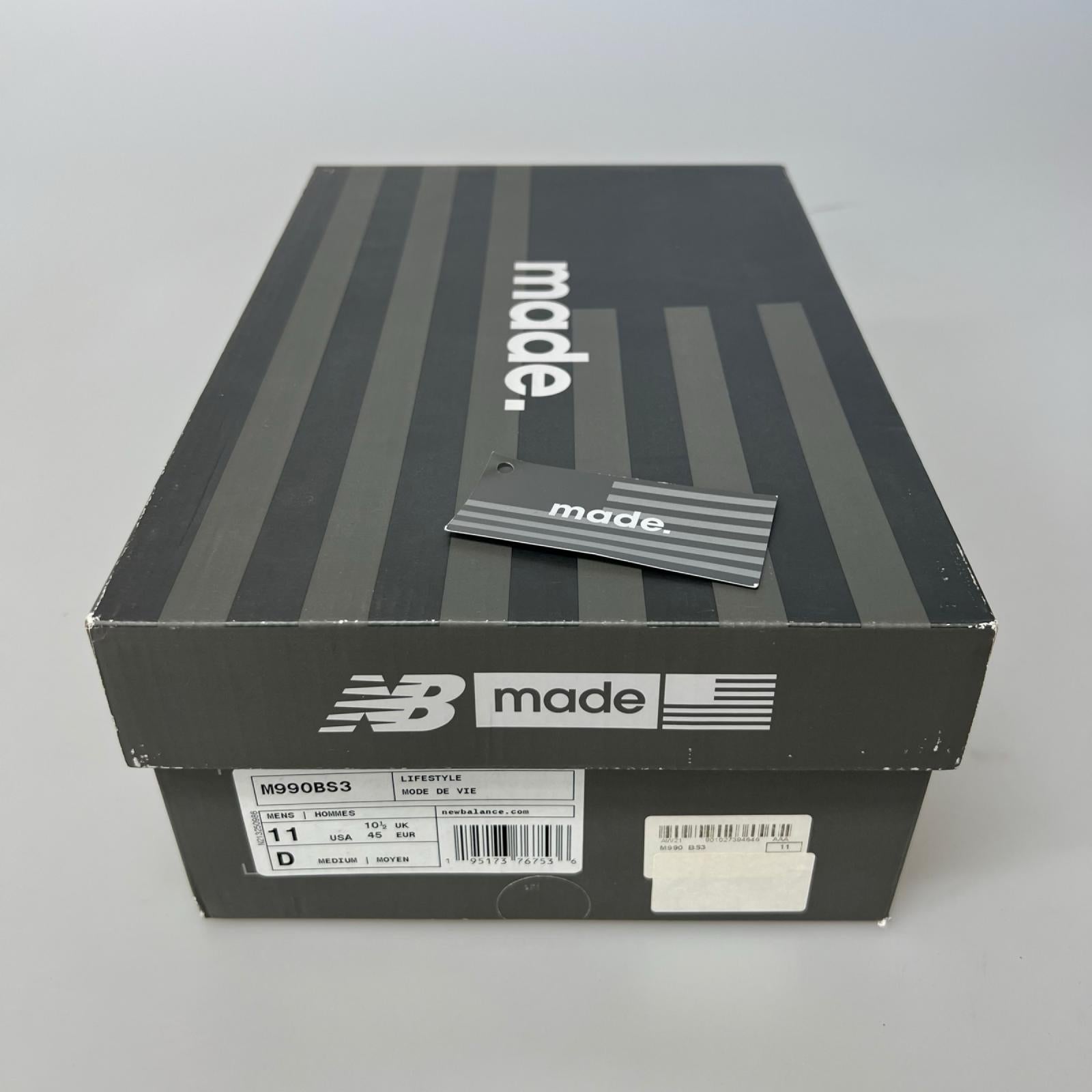 シューズ 990 USA製 (29.0cm) 29cm (US11 UK10 1/2 EU48) ブラック