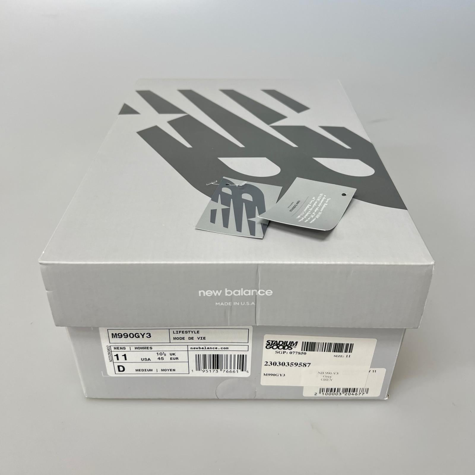 シューズ 990 USA製 (29.0cm) 29cm (US11 UK10 1/2 EU48) グレー