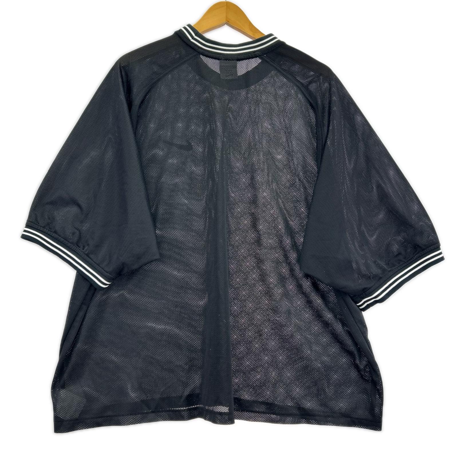 半袖Ｔシャツ NIKE 90s ﾒｯｼｭｶｯﾄｿｰ ﾌﾞﾗｯｸ (L) L ブラック