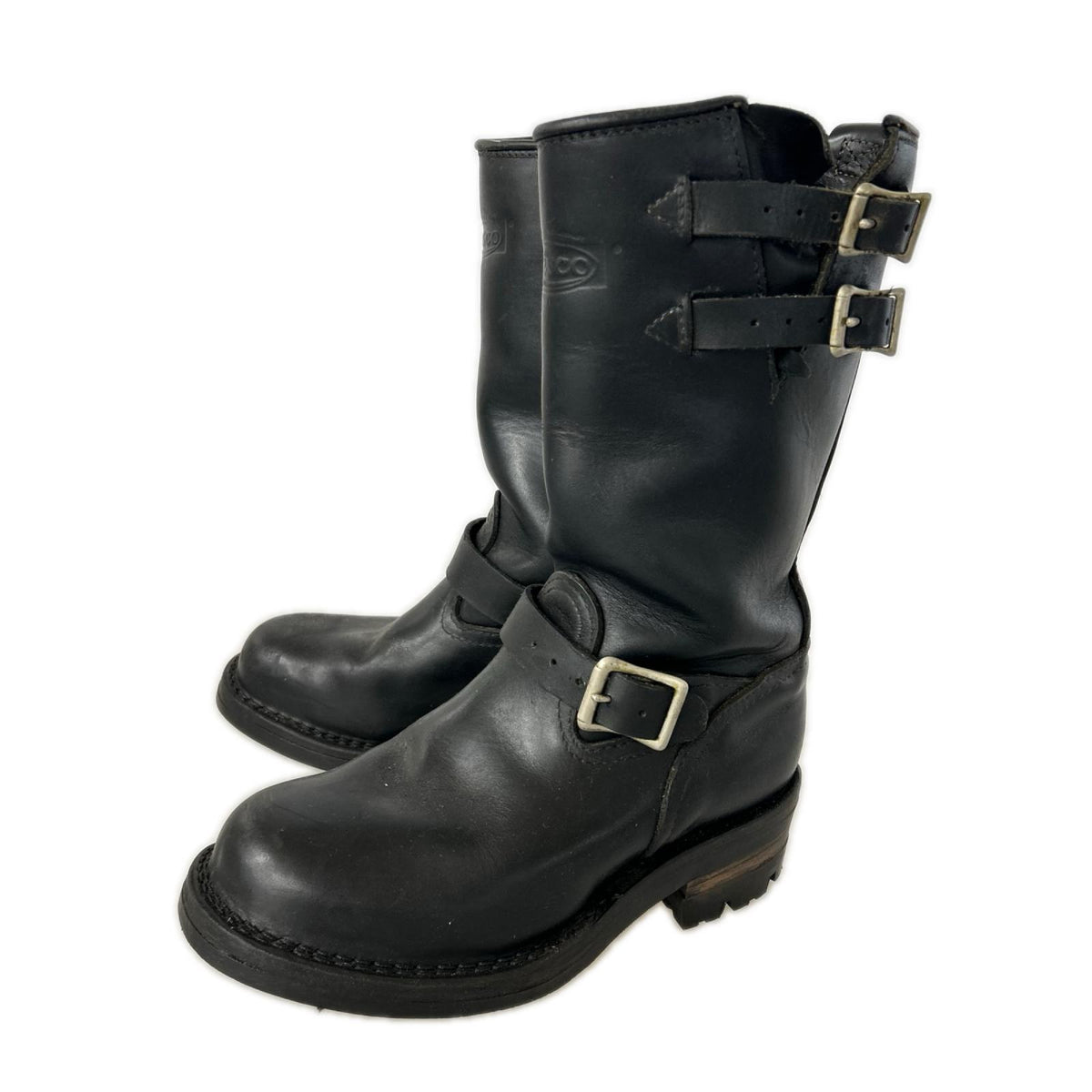 ブーツ BOSS エンジニアブーツ vibramソール ブラック