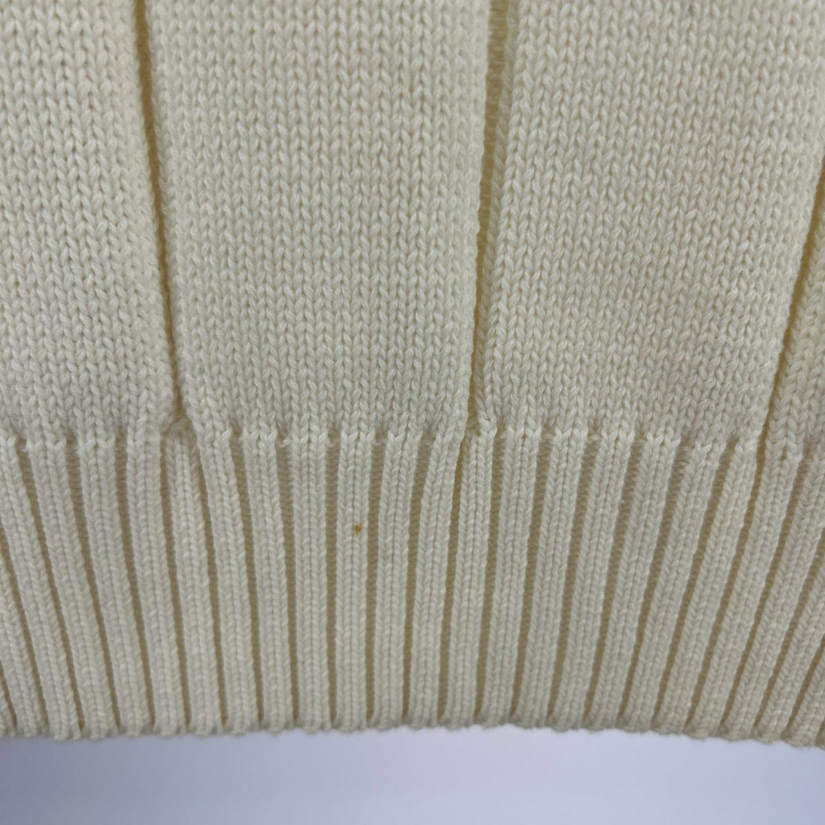 ポロシャツ ｺｯﾄﾝﾆｯﾄﾎﾟﾛ L WHT L ホワイト