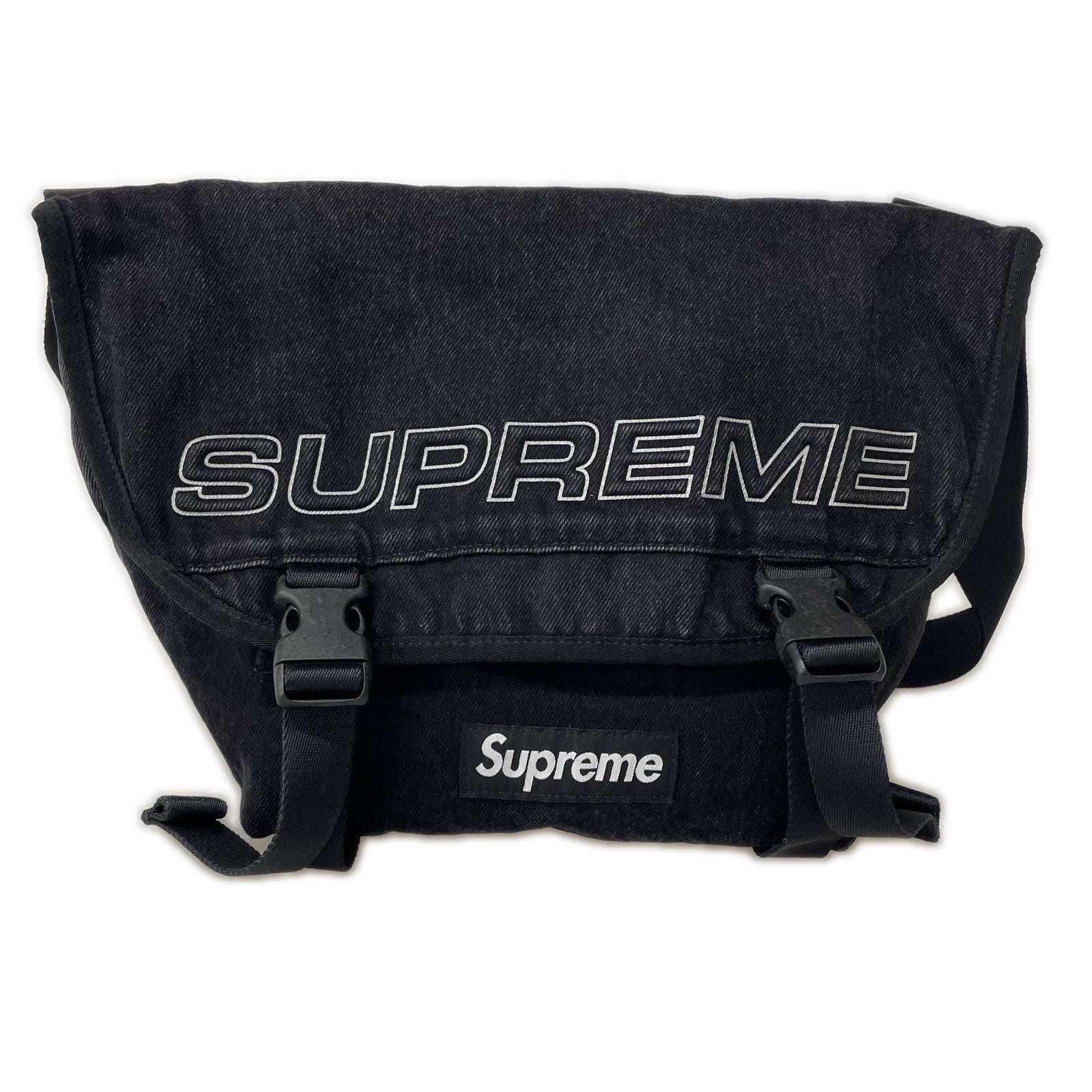 ショルダーバッグ 25AW Denim Messenger Bag “Black” ブラック